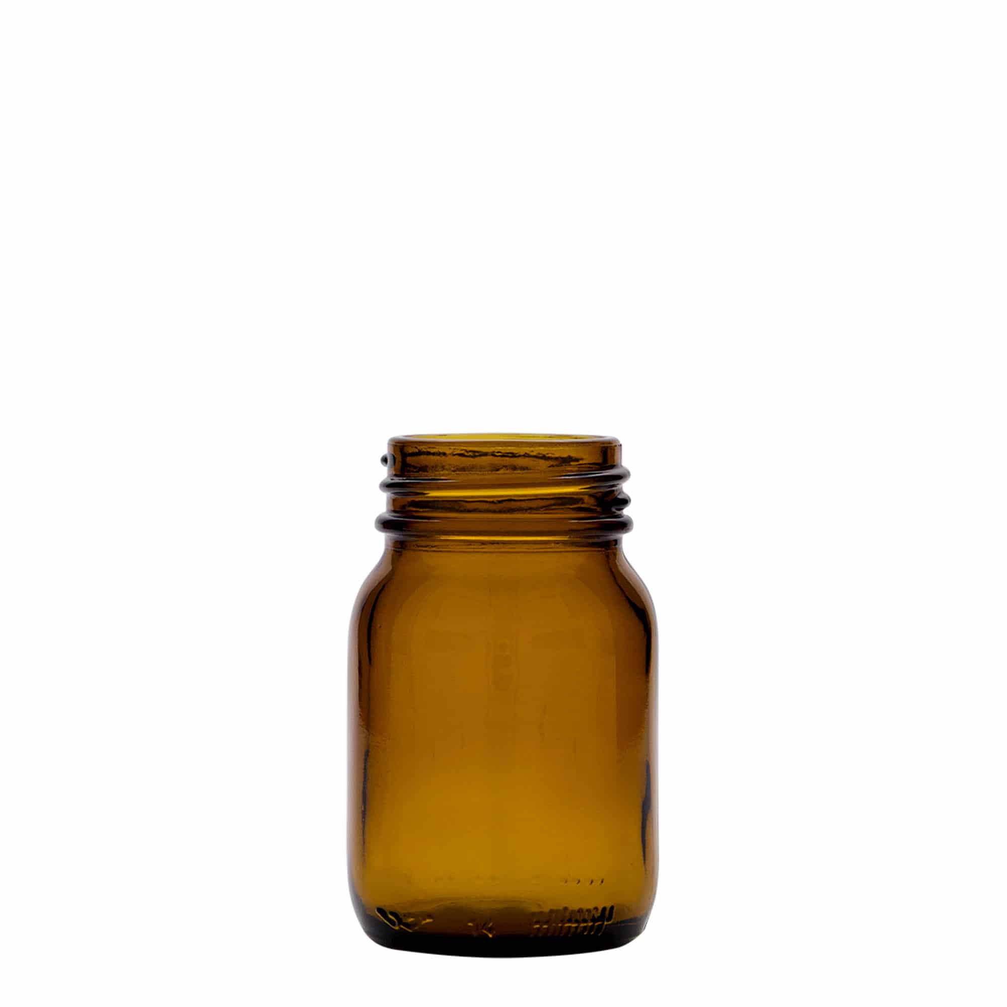 Βάζο με φαρδύ λαιμό 75 ml, καφέ, στόμιο: DIN 40
