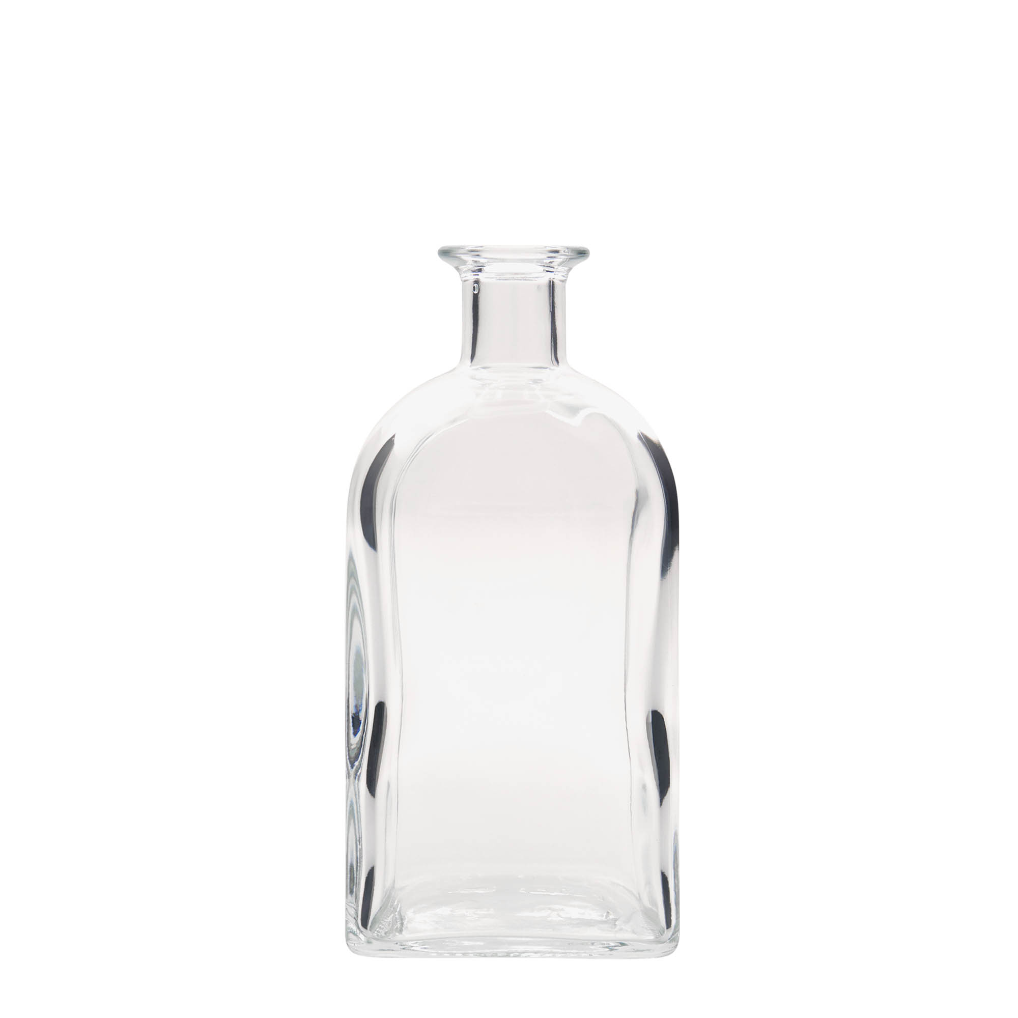 700 ml γυάλινο μπουκάλι Apotheker Carré, τετράγωνο, στόμιο: φελλός