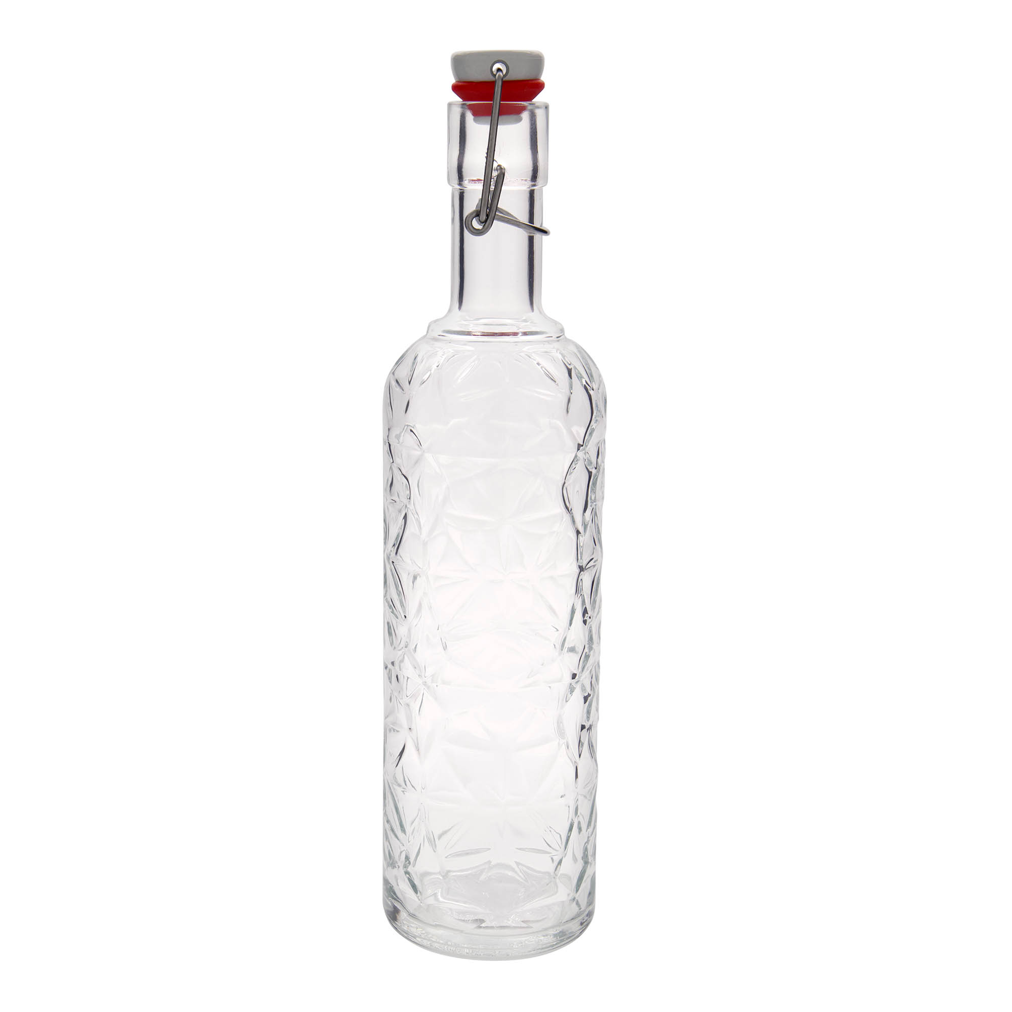 1.000 ml γυάλινο μπουκάλι 'Oriente', στόμιο: κούμπωμα με μεταλλικό κλιπ