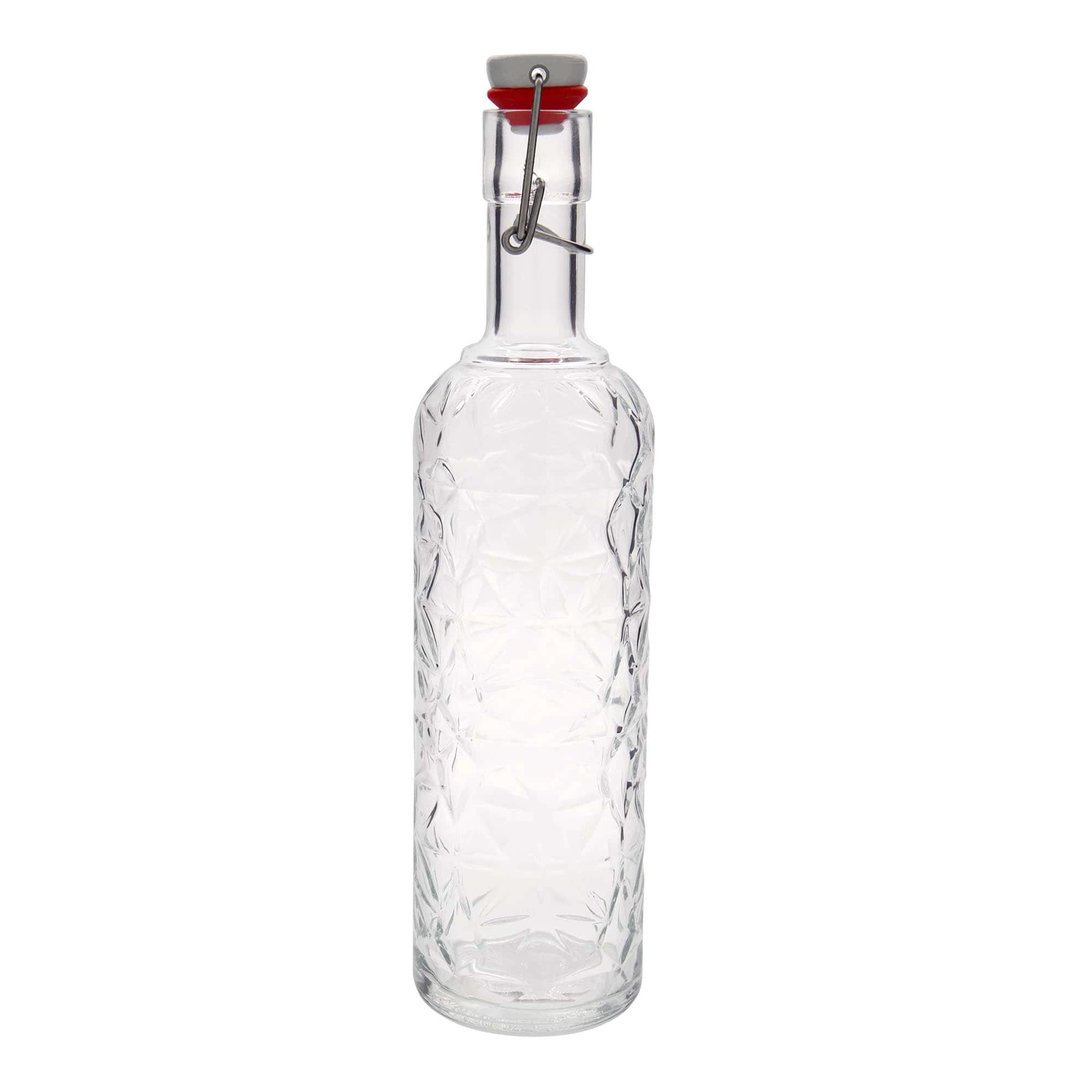 1.000 ml γυάλινο μπουκάλι 'Oriente', στόμιο: κούμπωμα με μεταλλικό κλιπ