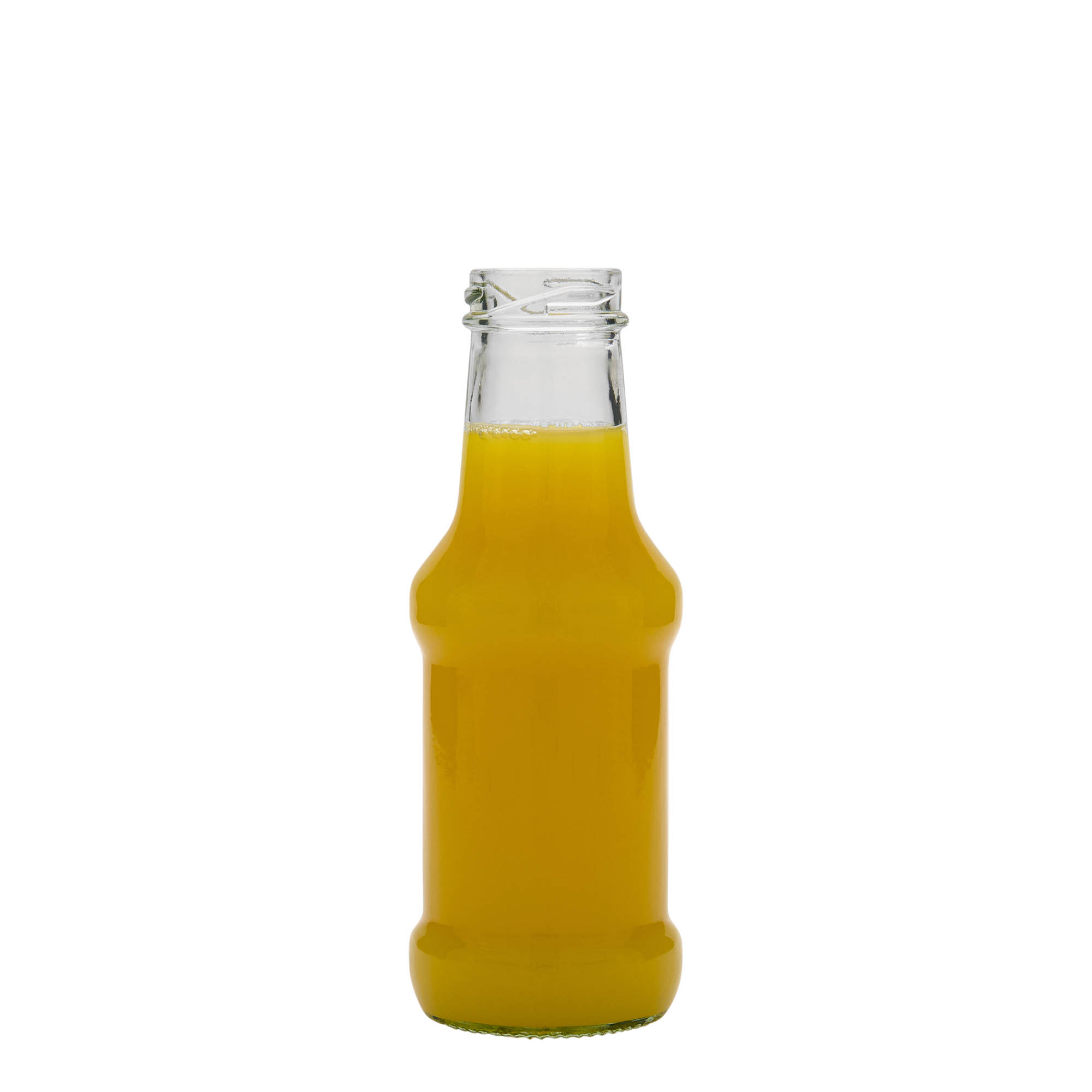 250 ml μπουκάλι σάλτσας, γυαλί, στόμιο: Twist-Off (TO 38) 250 ml μπουκάλι σάλτσας, γυαλί, στόμιο: Twist-Off (TO 38)