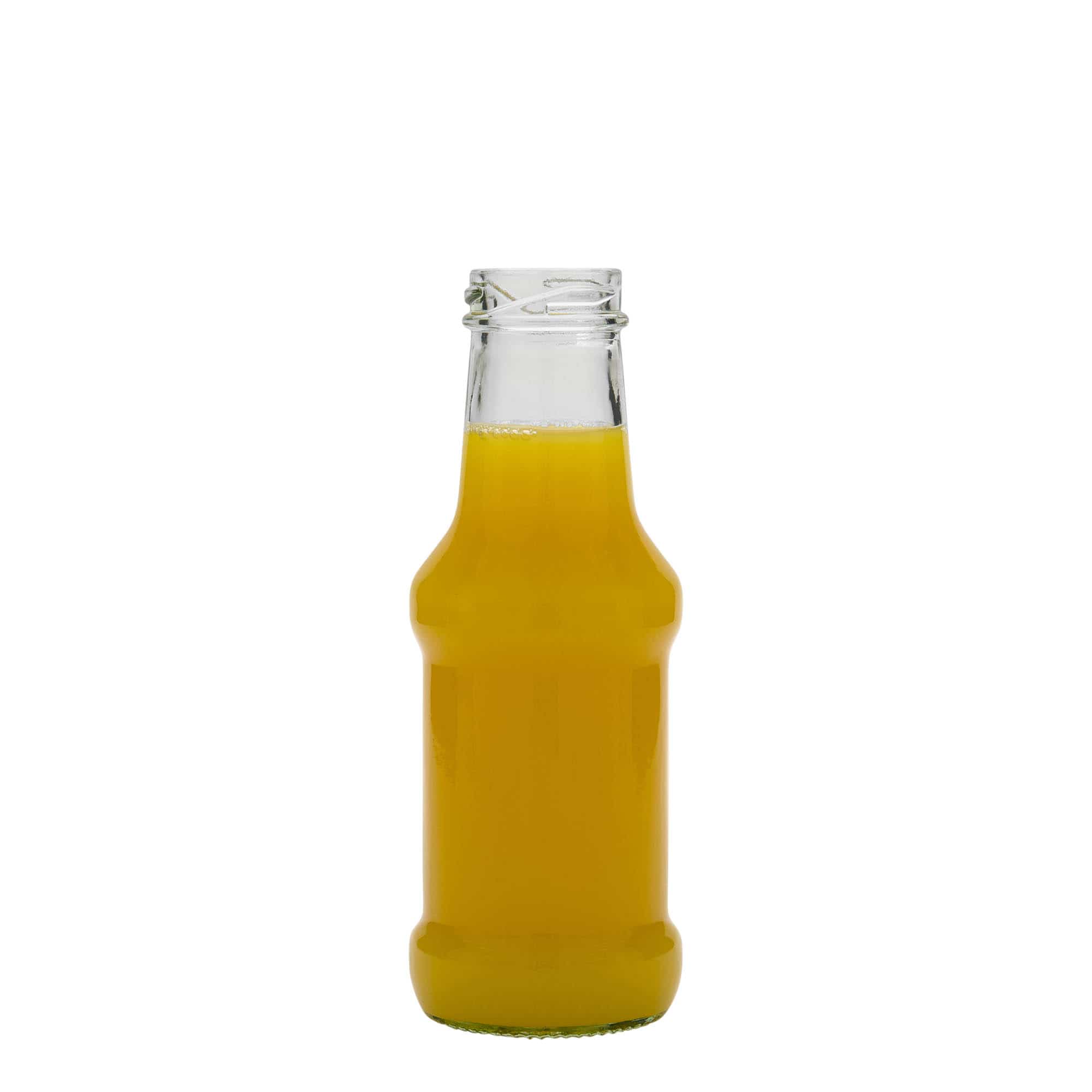 250 ml μπουκάλι σάλτσας, γυαλί, στόμιο: Twist-Off (TO 38) 250 ml μπουκάλι σάλτσας, γυαλί, στόμιο: Twist-Off (TO 38)