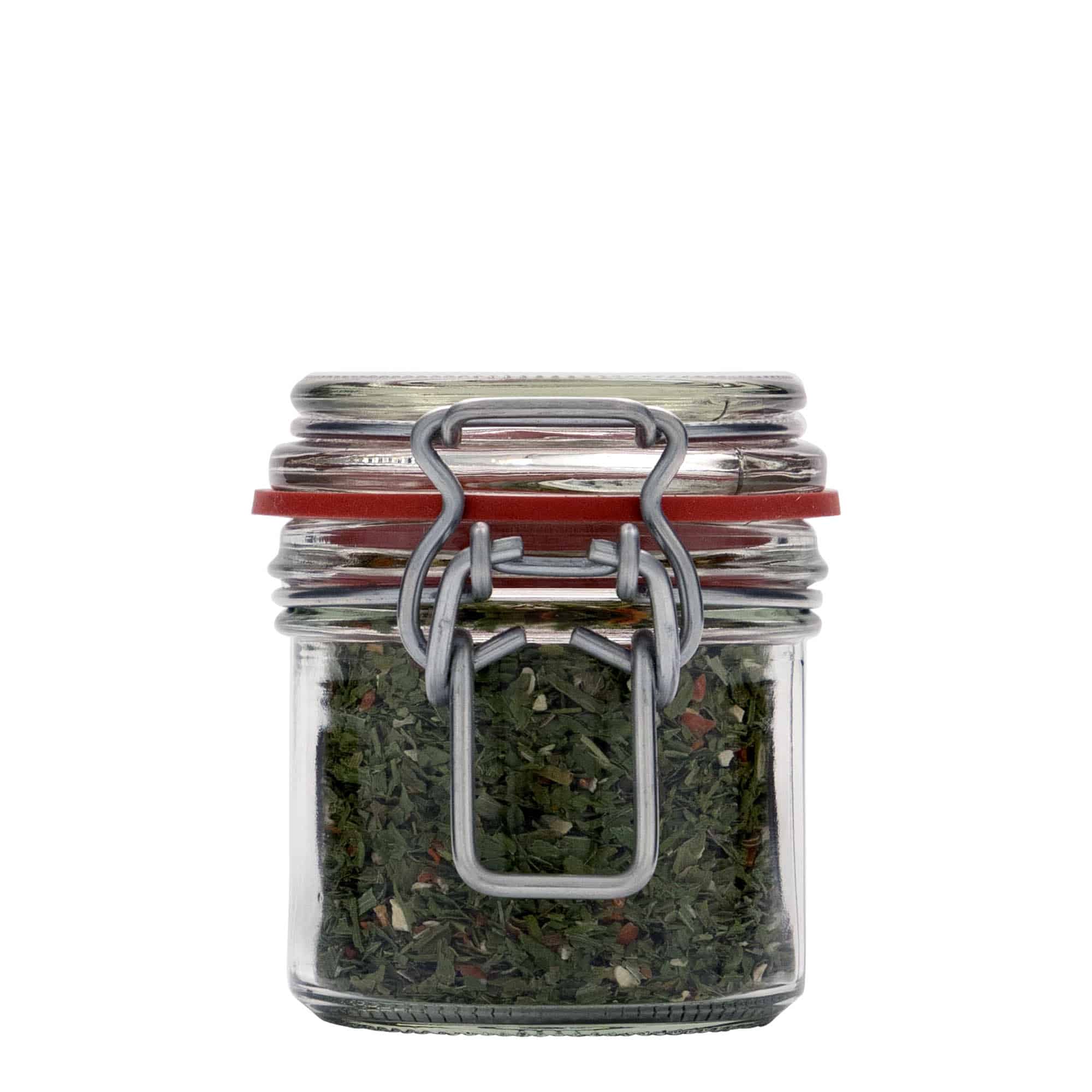 125 ml γυάλινο βάζο με μεταλλικό κλιπ, στόμιο: κλείσιμο με μεταλλικό κλιπ