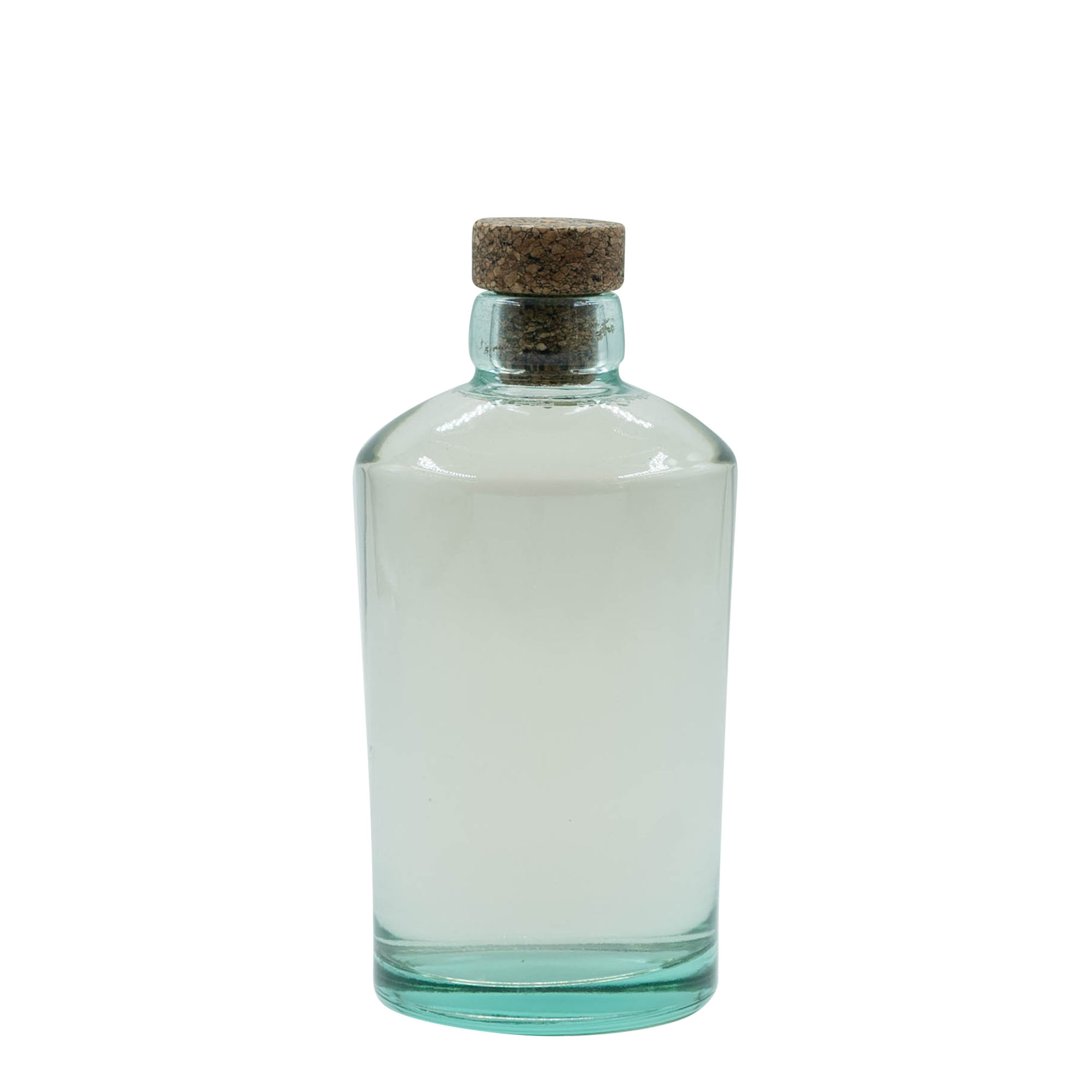500 ml γυάλινο μπουκάλι 'Barrel', στόμιο: φελλός 500 ml γυάλινο μπουκάλι 'Barrel', στόμιο: φελλός