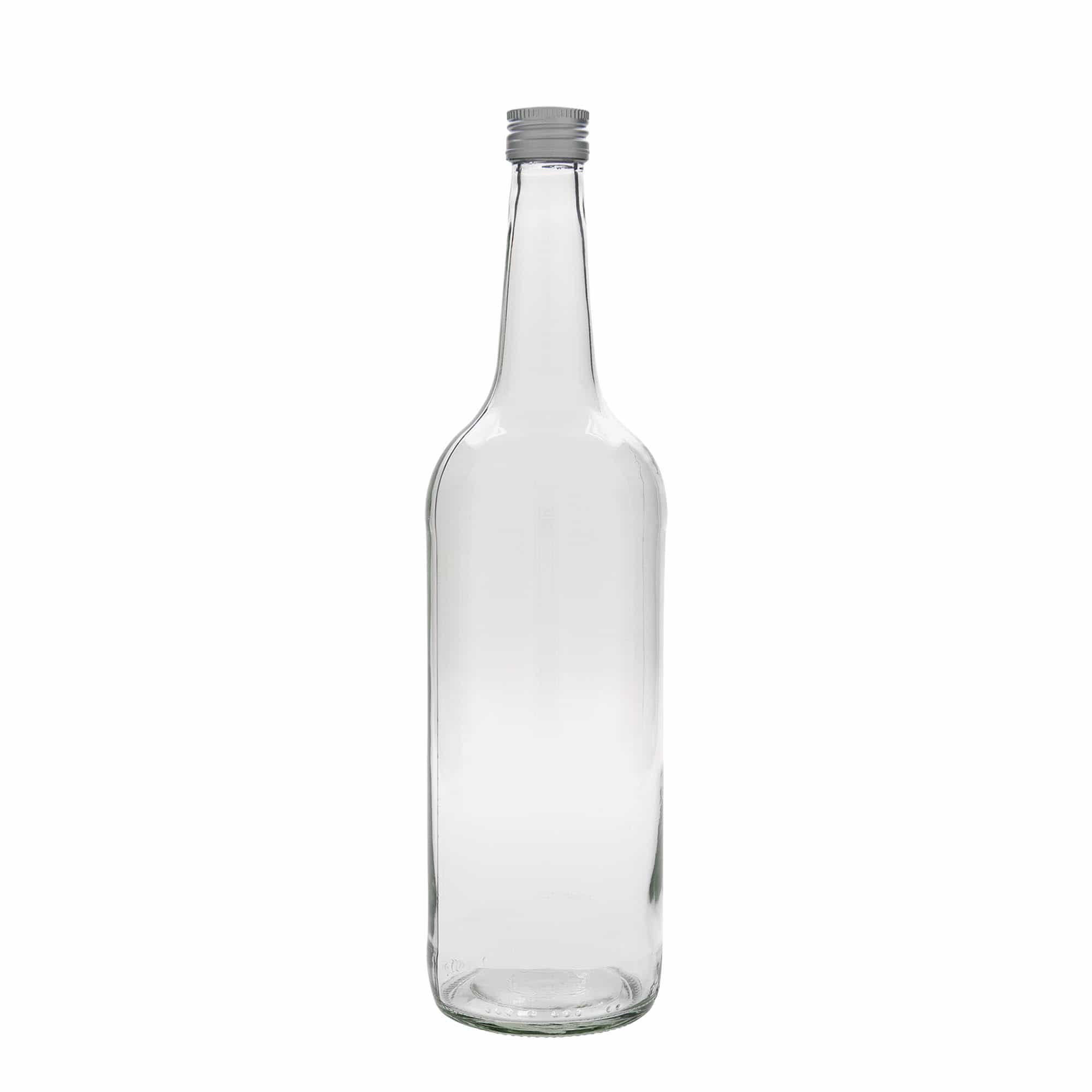1.000 ml γυάλινο μπουκάλι με ίσιο λαιμό, στόμιο: PP 28