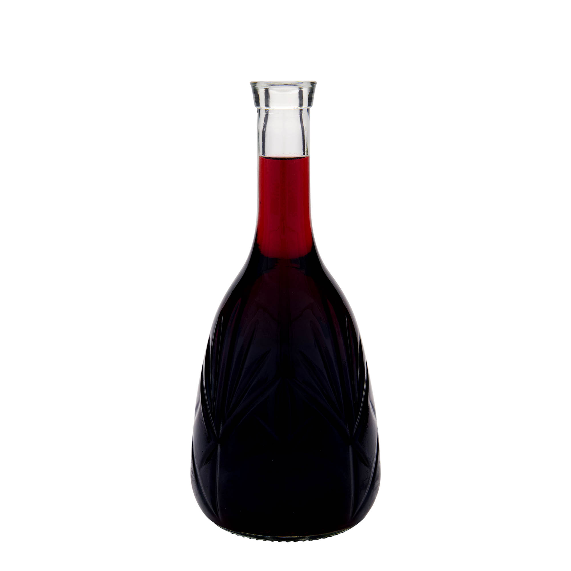 1.000 ml γυάλινο μπουκάλι 'Reliefa', στόμιο: φελλός 1.000 ml γυάλινο μπουκάλι 'Reliefa', στόμιο: φελλός