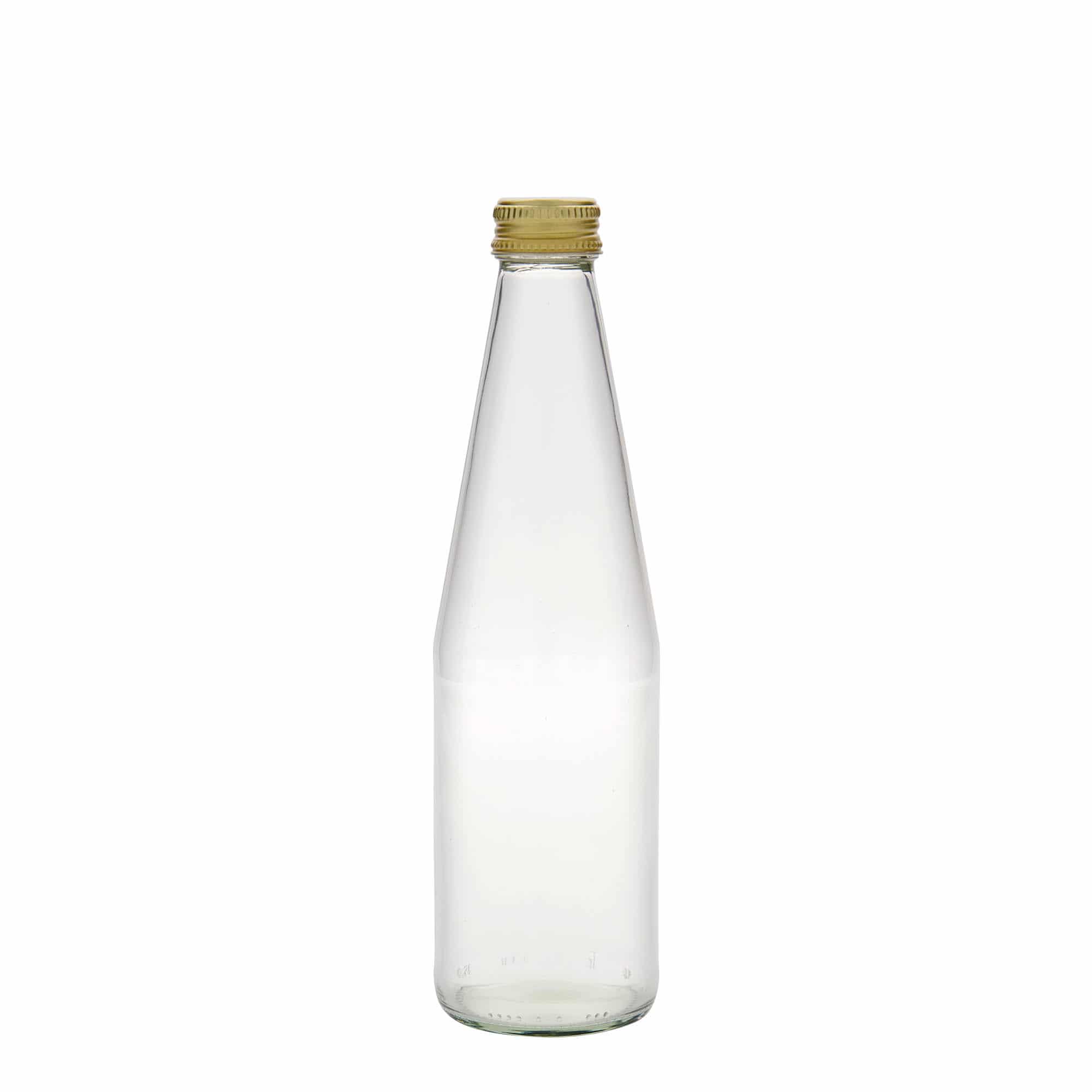 330 ml καθολικό μπουκάλι σε σχήμα καρότου, γυαλί, στόμιο: PP 28