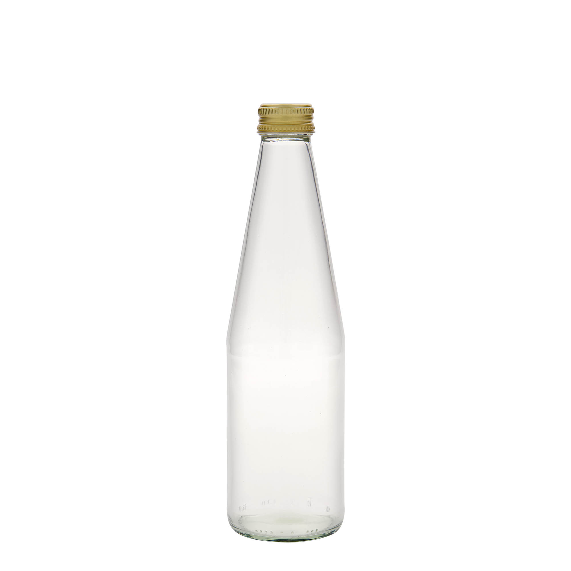 330 ml καθολικό μπουκάλι σε σχήμα καρότου, γυαλί, στόμιο: PP 28