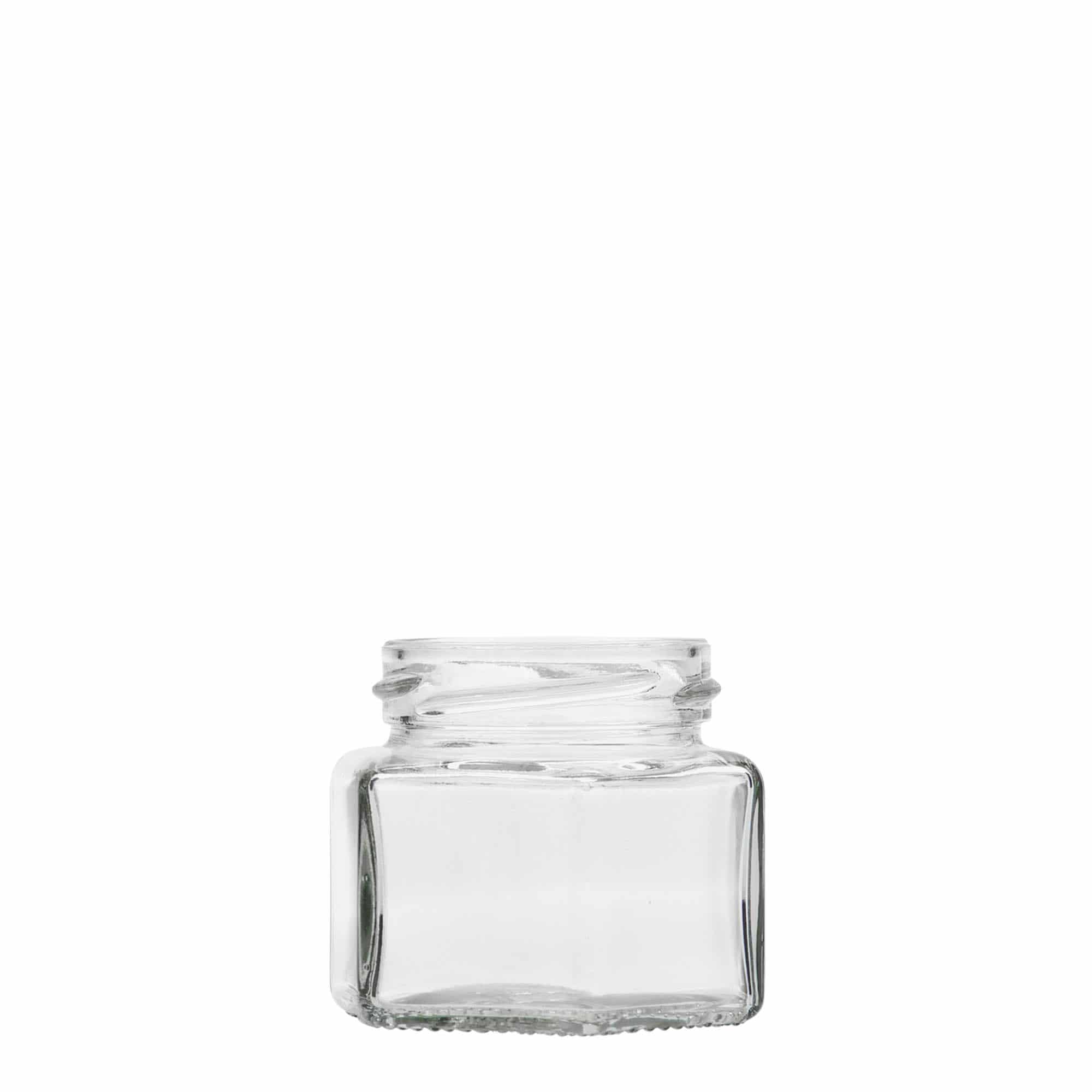 106 ml εξαγωνικό γυάλινο δοχείο, στόμιο: Twist-Off (TO 53) 106 ml εξαγωνικό γυάλινο δοχείο, στόμιο: Twist-Off (TO 53)