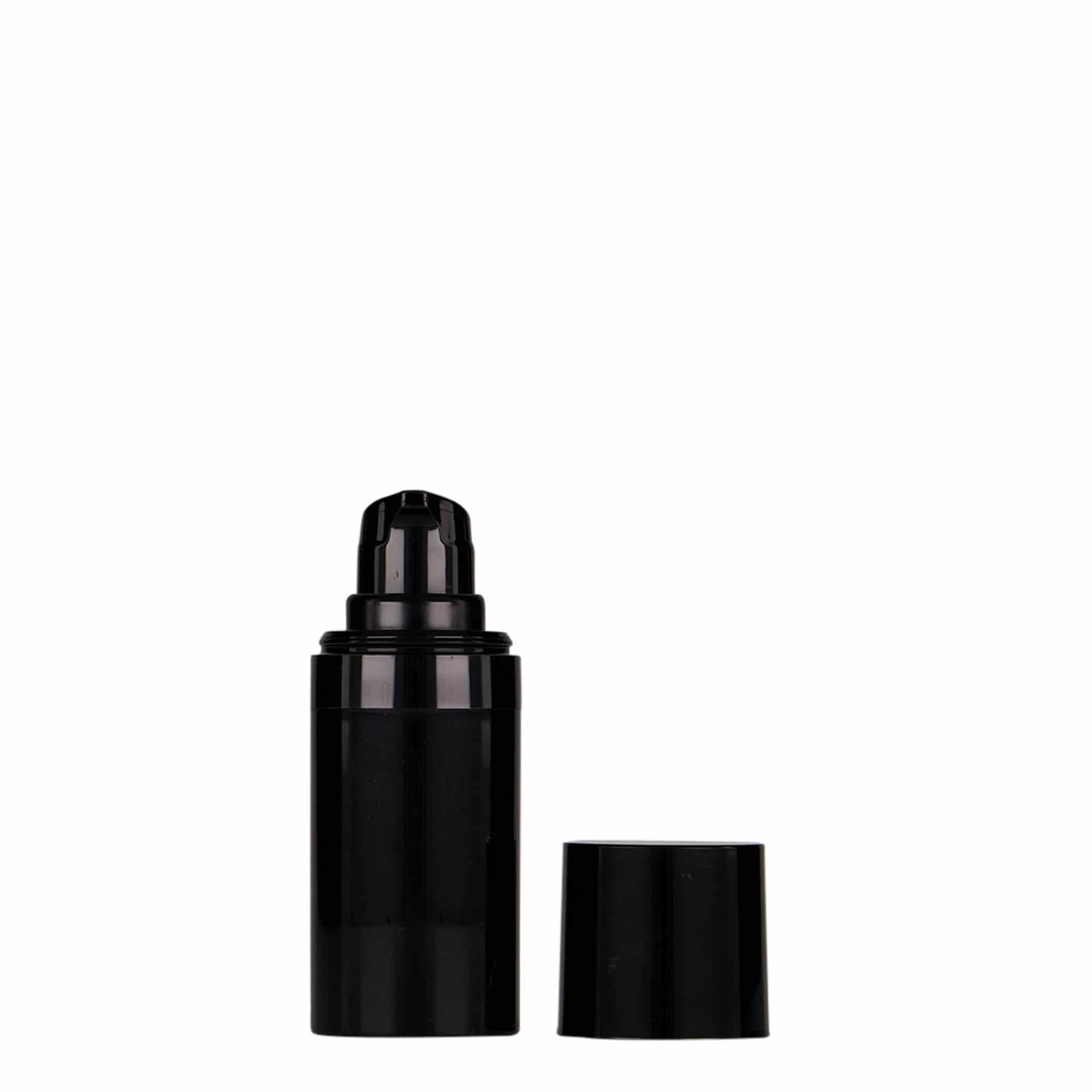 15 ml Airless Dispenser 'Micro', πλαστικό PP, μαύρο