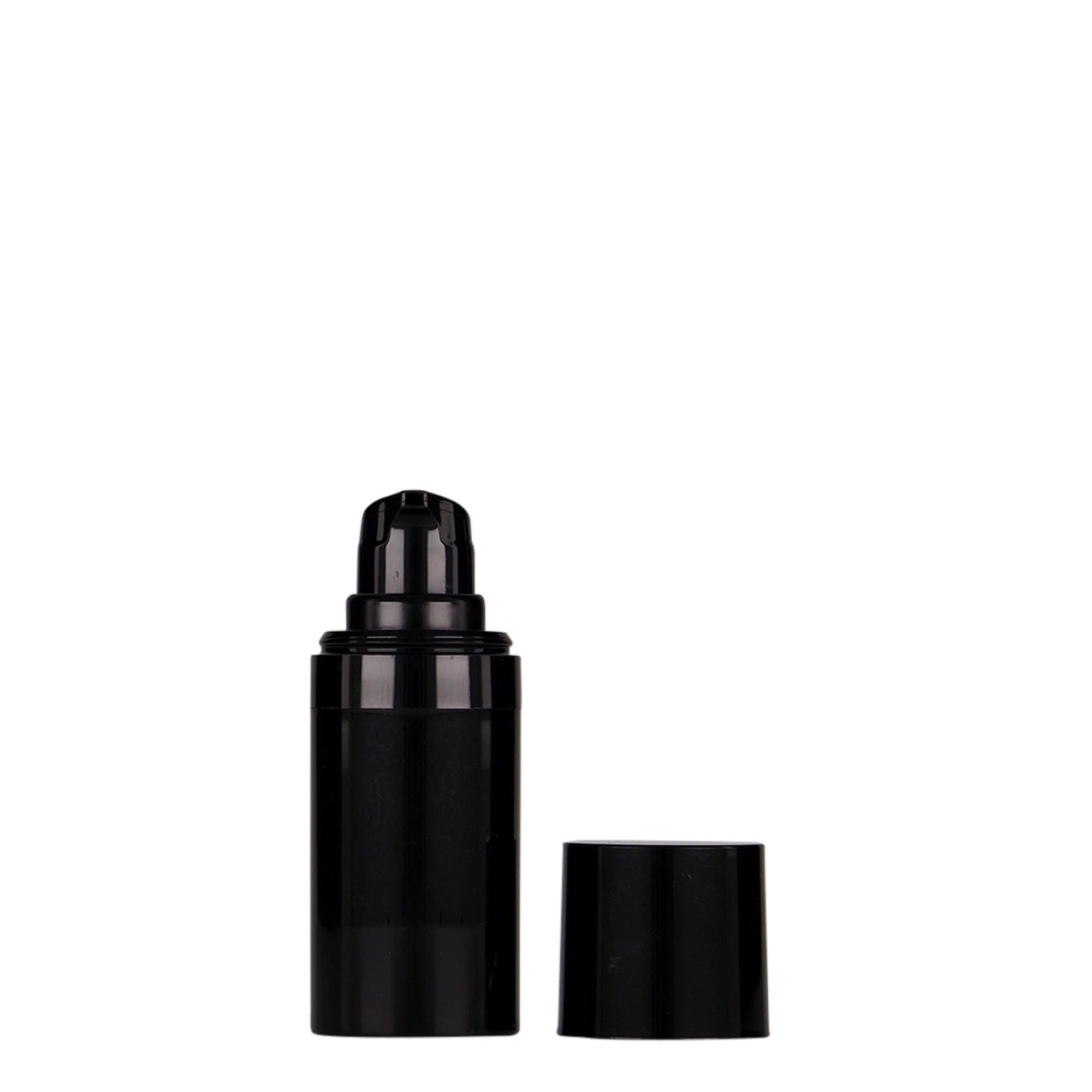 15 ml Airless Dispenser 'Micro', πλαστικό PP, μαύρο 15 ml Airless Dispenser 'Micro', πλαστικό PP, μαύρο