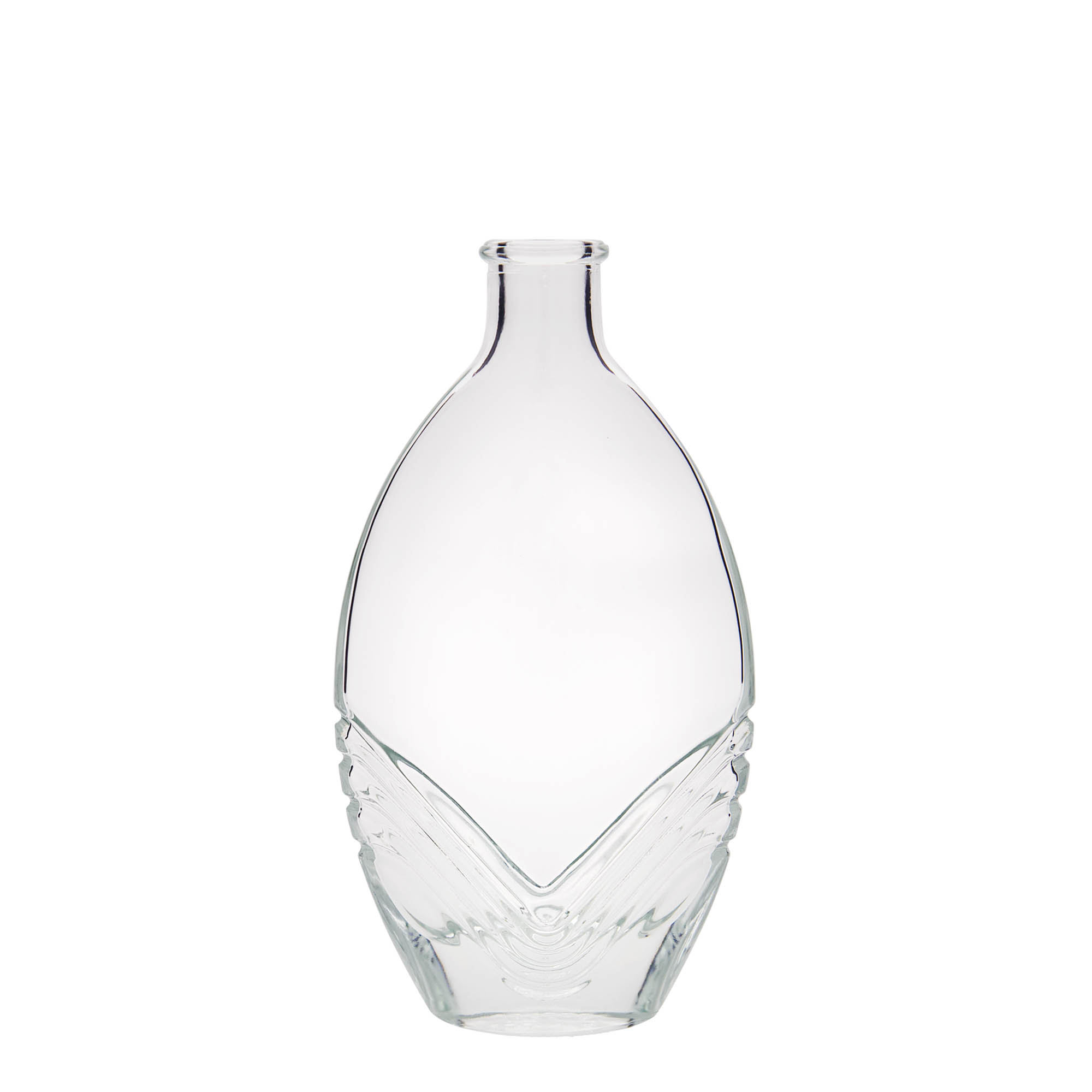 200 ml γυάλινο μπουκάλι 'Florence', οβάλ, στόμιο: φελλός