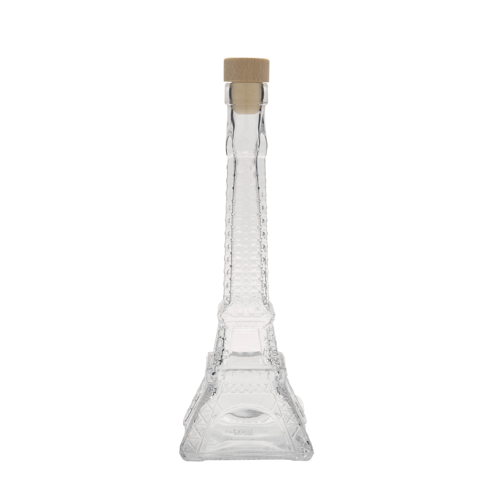 200 ml γυάλινο μπουκάλι 'Πύργος του Άιφελ', στόμιο: φελλός