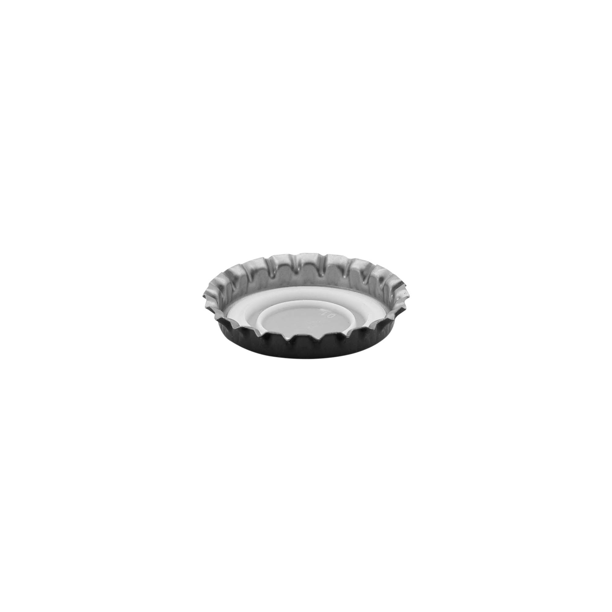 Καπάκια μπουκαλιών 29 mm, μέταλλο, μαύρο