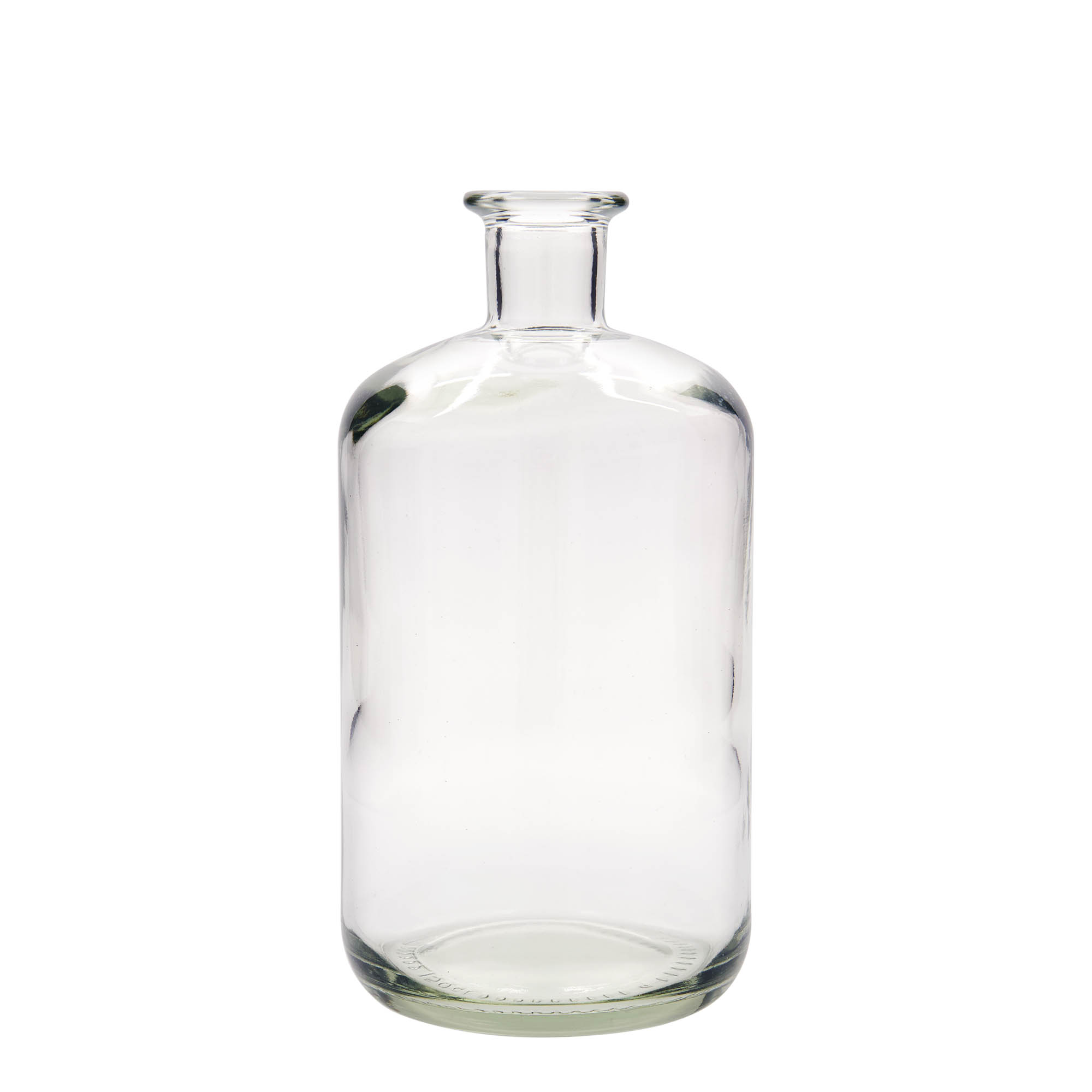 1.500 ml γυάλινο μπουκάλι φαρμακοποιού, στόμιο: φελλός 1.500 ml γυάλινο μπουκάλι φαρμακοποιού, στόμιο: φελλός