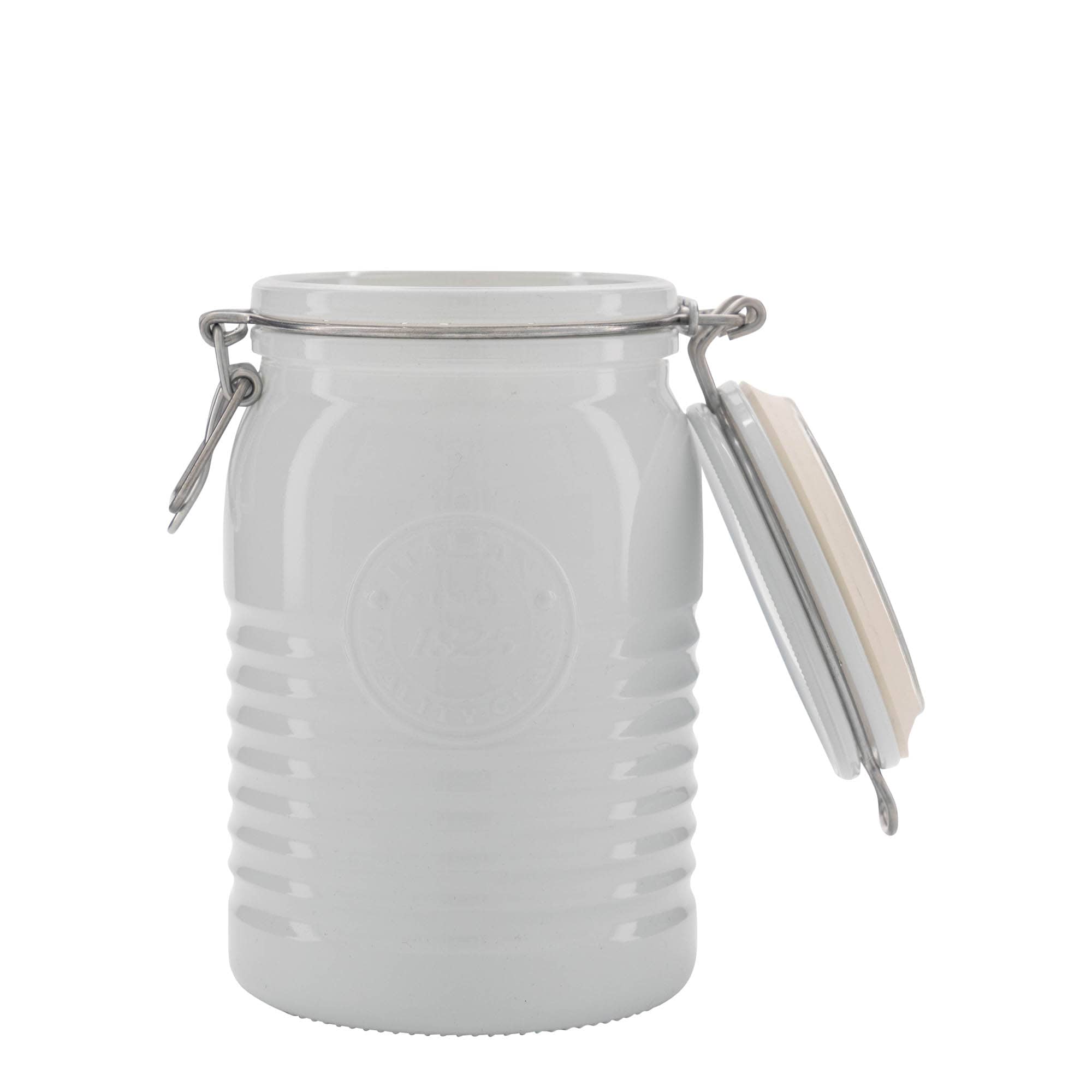 Βάζο με καπάκι με κλιπ 'Officina 1825' 1.000 ml, λευκό, στόμιο: καπάκι με κλιπ