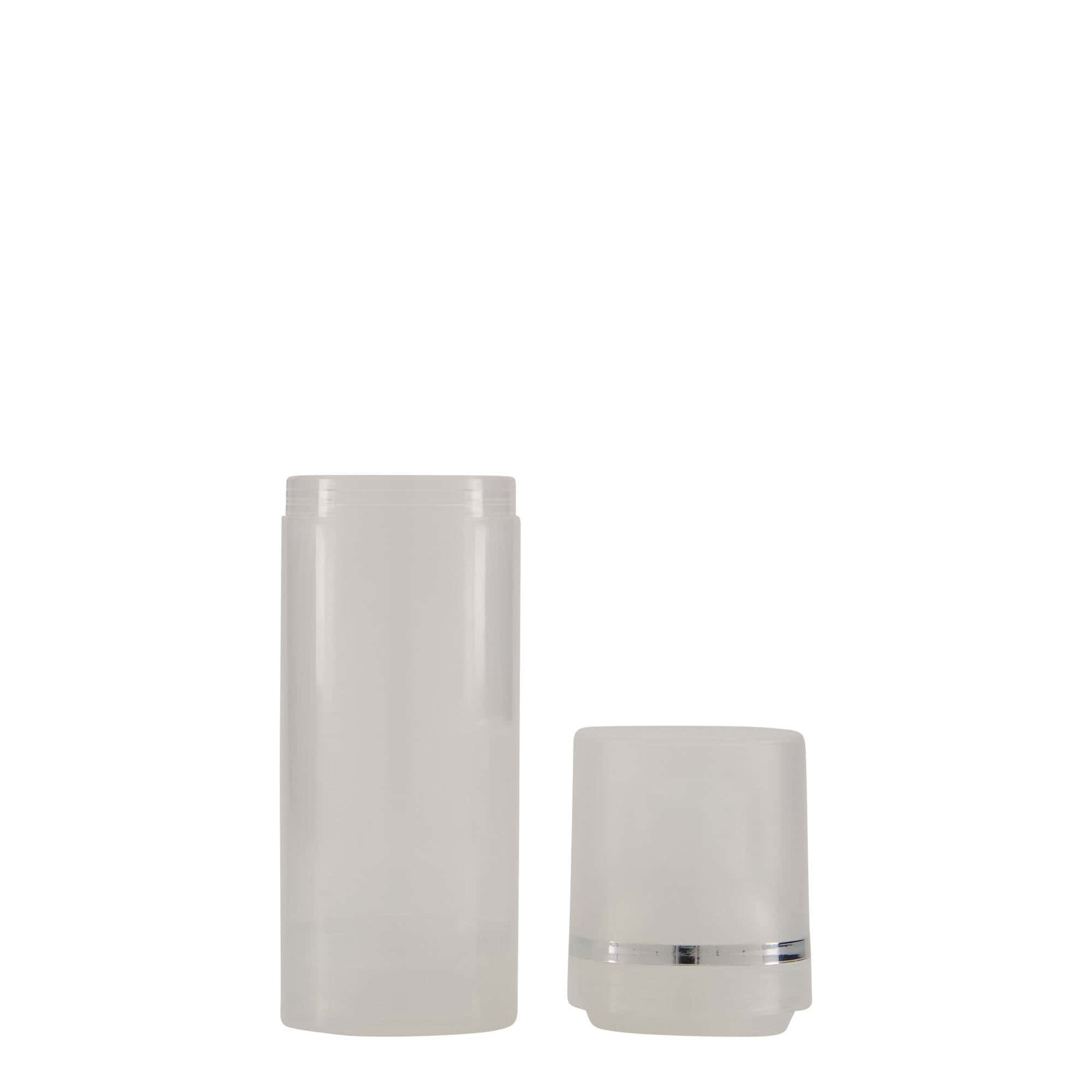50 ml Airless Διανομέας 'Mezzo', πλαστικό PP, φυσικό