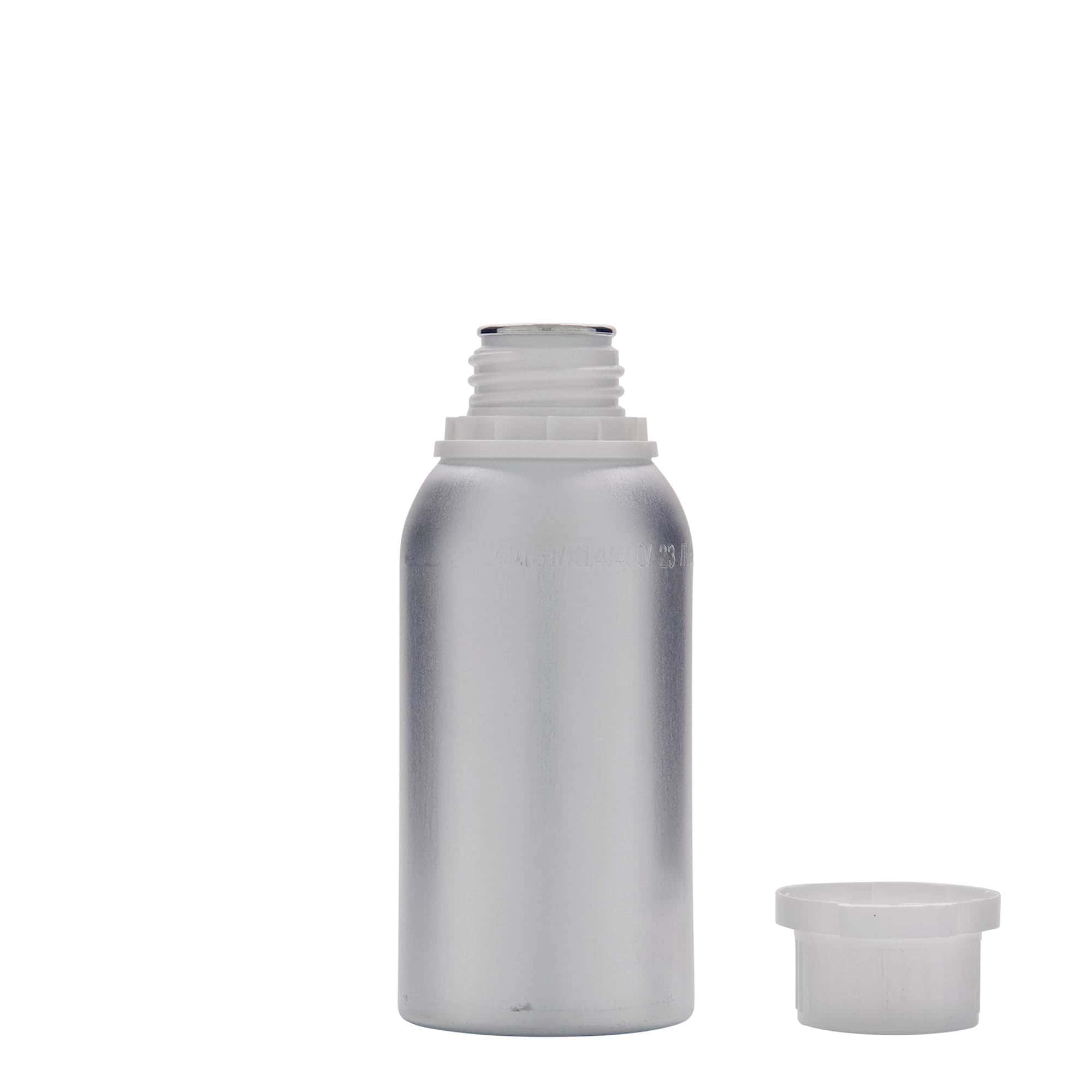 275 ml αλουμινένιο μπουκάλι, μέταλλο, ασημί, στόμιο: DIN 32