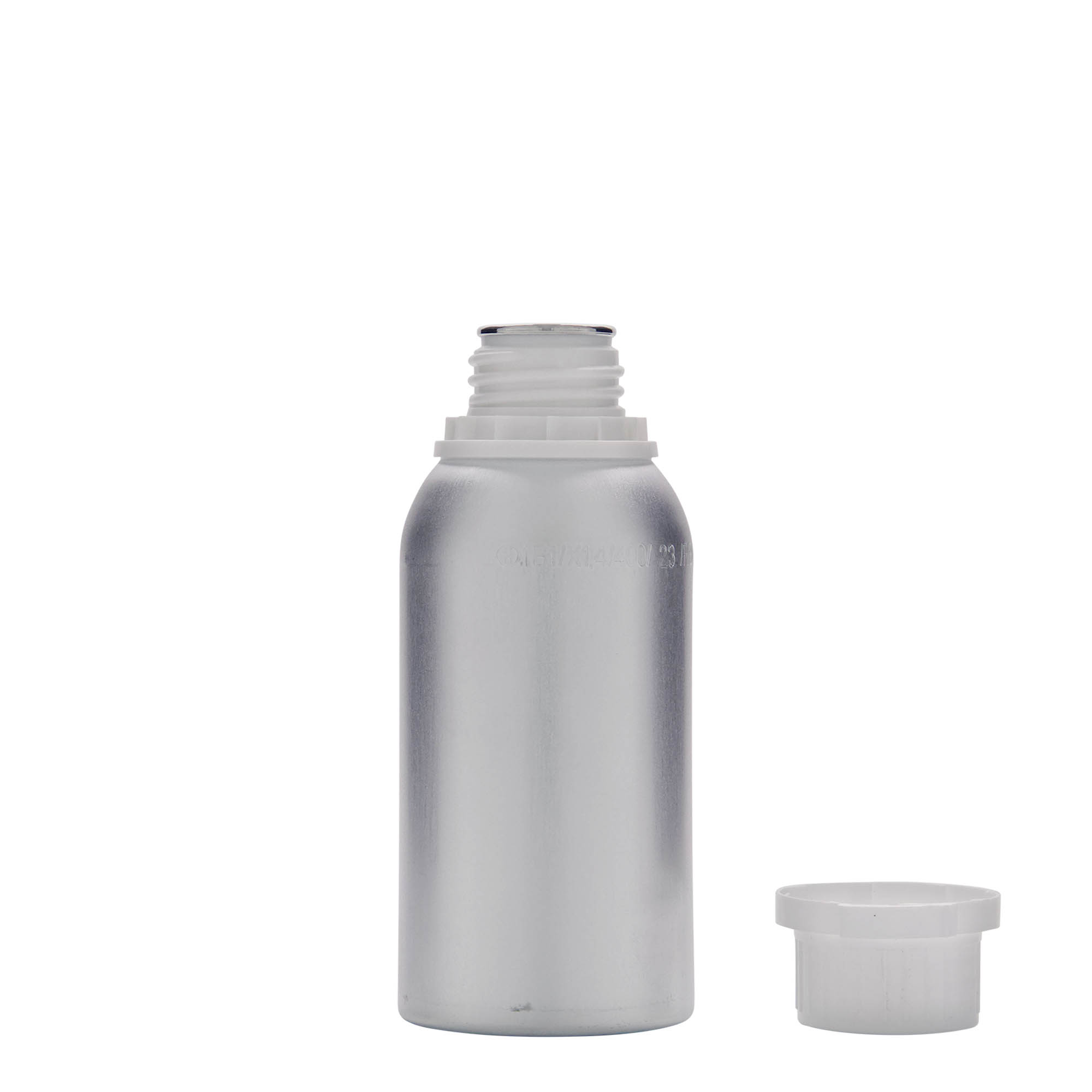 275 ml αλουμινένιο μπουκάλι, μέταλλο, ασημί, στόμιο: DIN 32 275 ml αλουμινένιο μπουκάλι, μέταλλο, ασημί, στόμιο: DIN 32