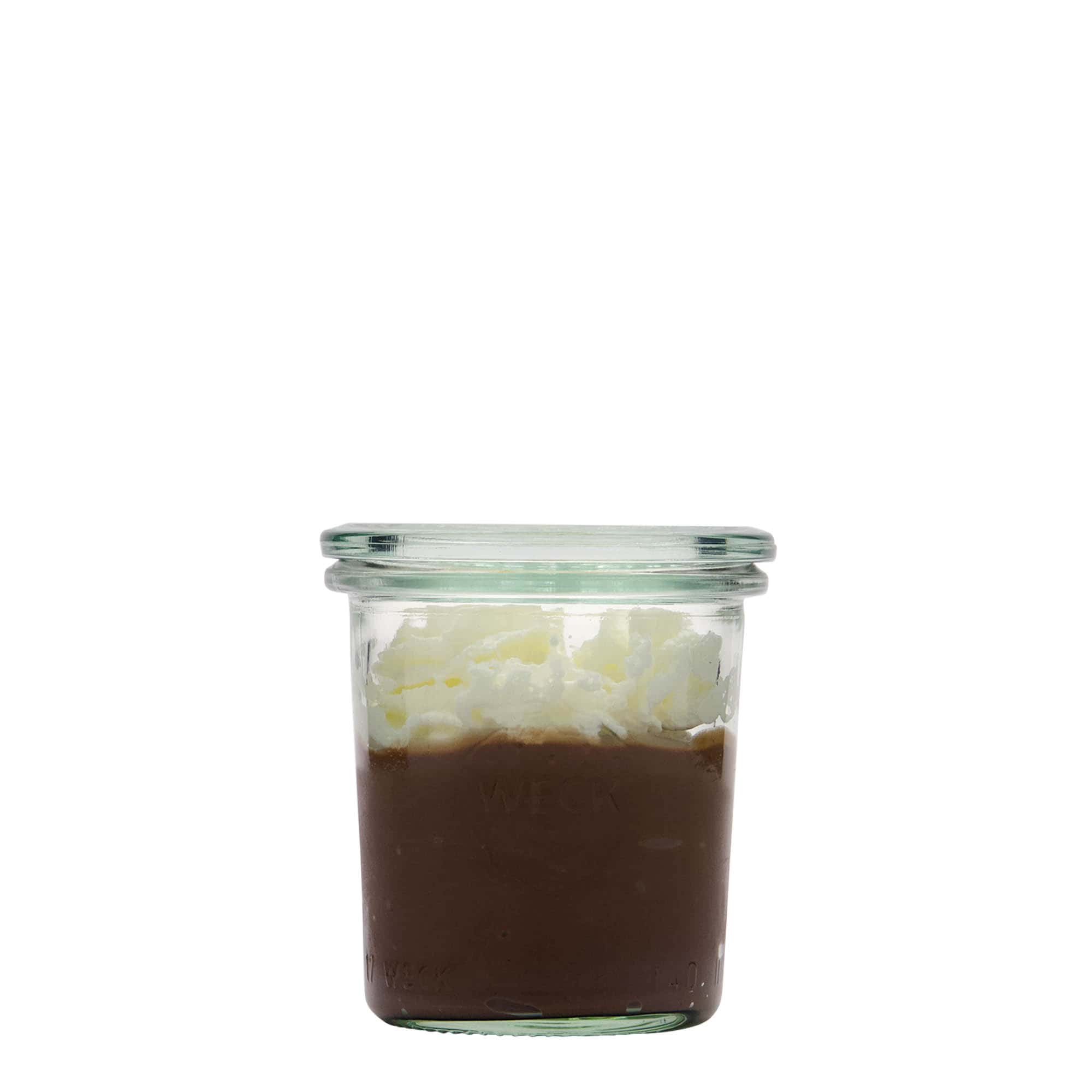 140 ml βάζο WECK με καμπάνα, στόμιο: στρογγυλή άκρη