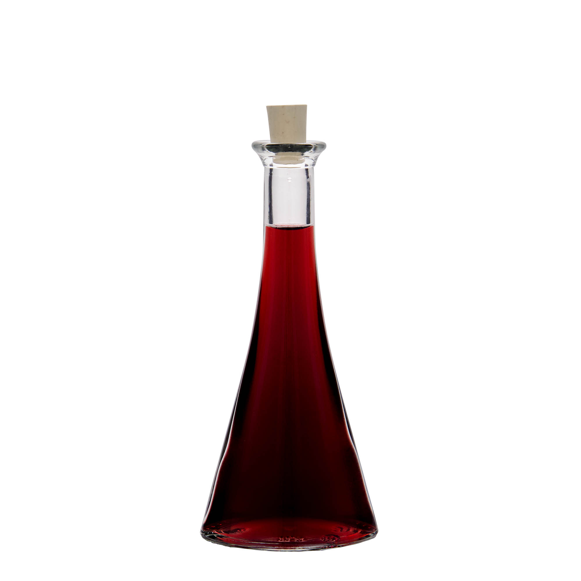 100 ml γυάλινο μπουκάλι 'Veronica', ημικυκλικό, στόμιο: φελλός