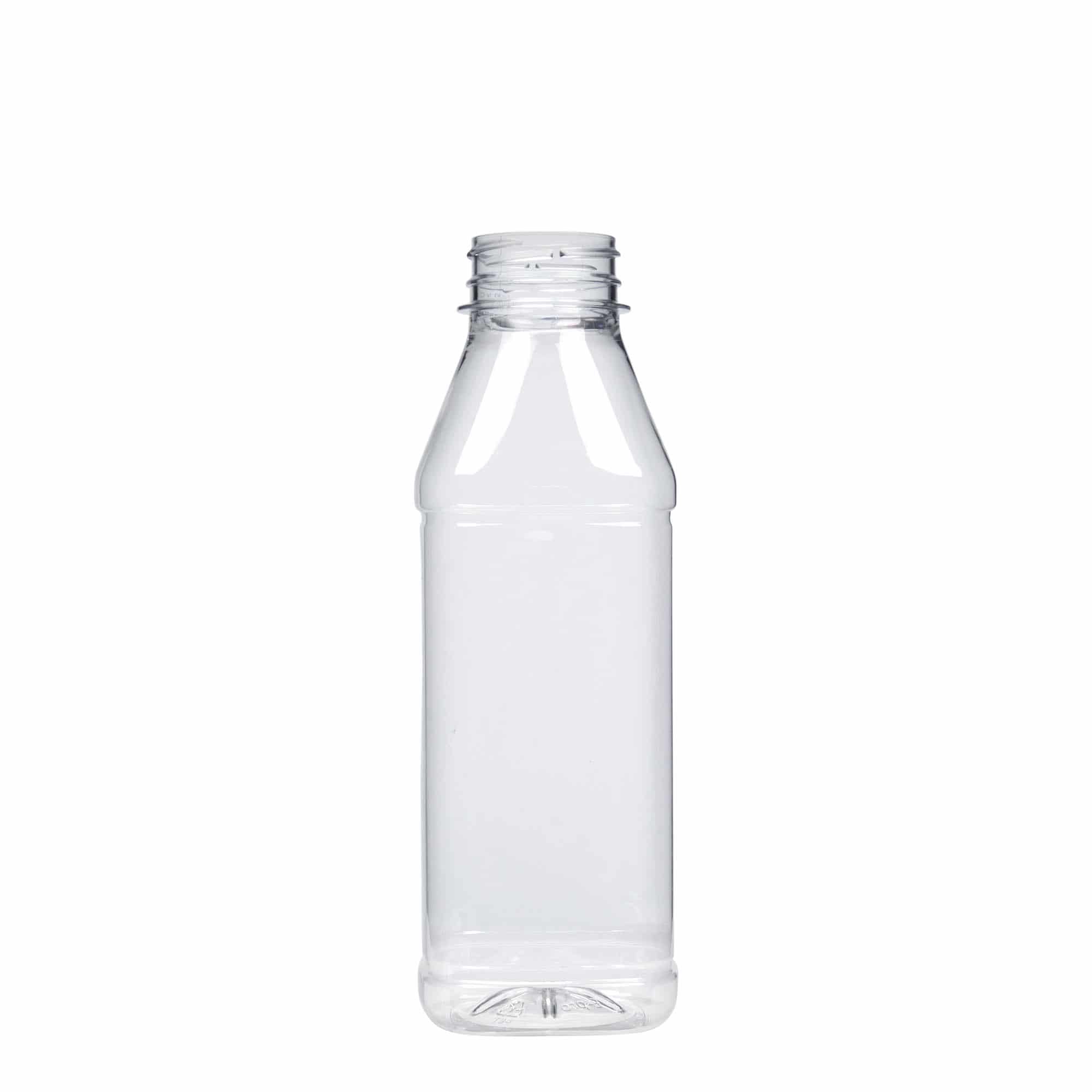 500 ml PET-μπουκάλι 'Milk and Juice Carré', τετράγωνο, πλαστικό, στόμιο: 38 mm 500 ml PET-μπουκάλι 'Milk and Juice Carré', τετράγωνο, πλαστικό, στόμιο: 38 mm