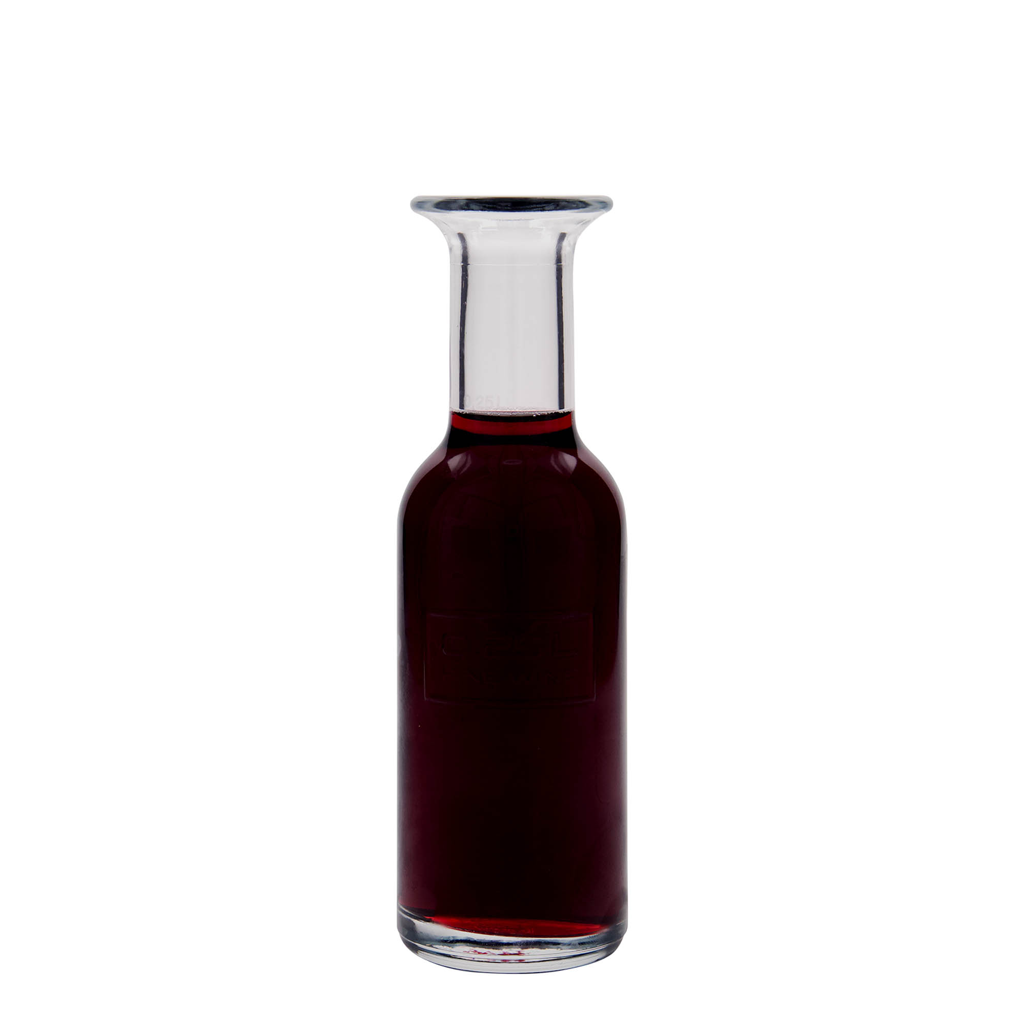 250 ml γυάλινο μπουκάλι 'Optima Fine Wine', στόμιο: φελλός