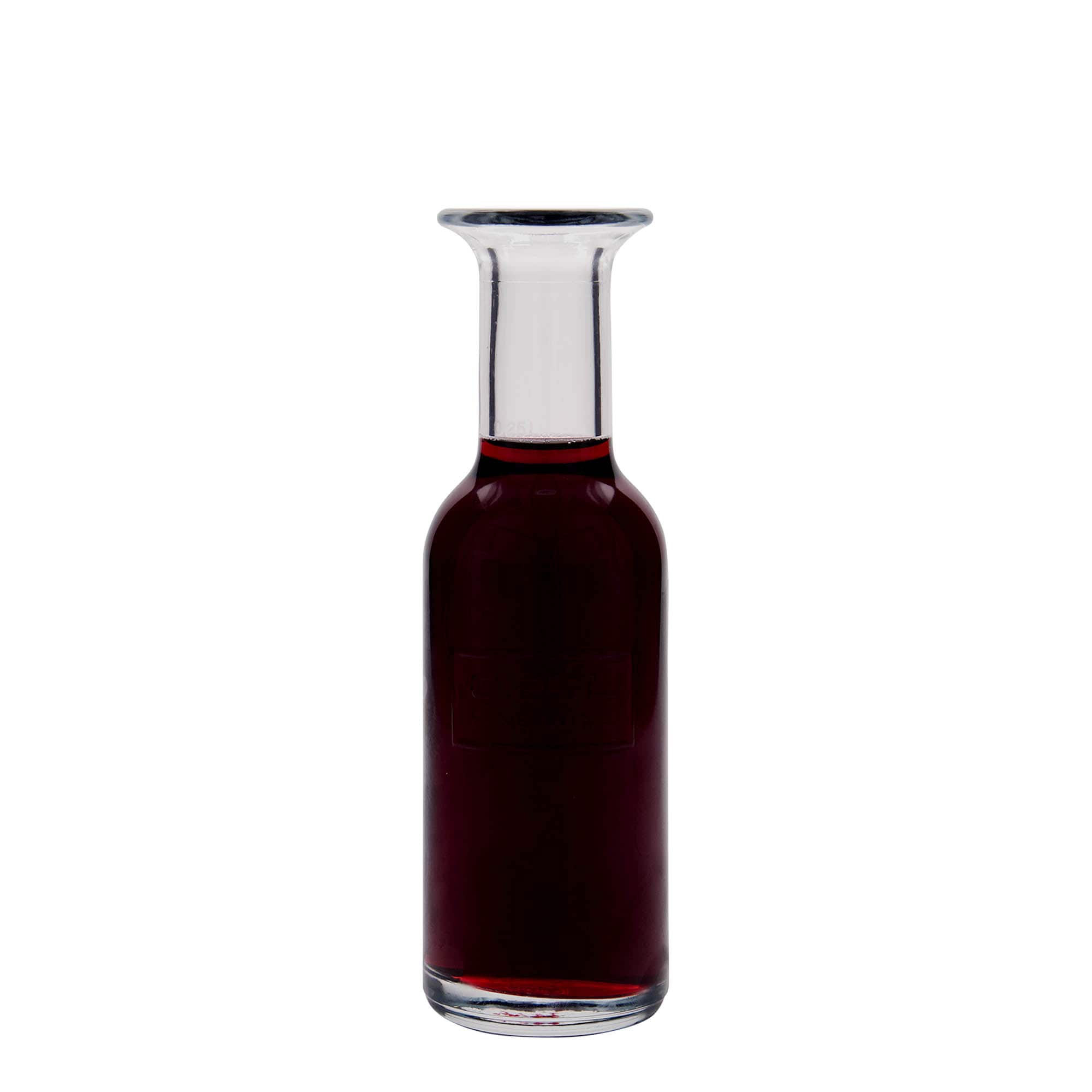250 ml γυάλινο μπουκάλι 'Optima Fine Wine', στόμιο: φελλός