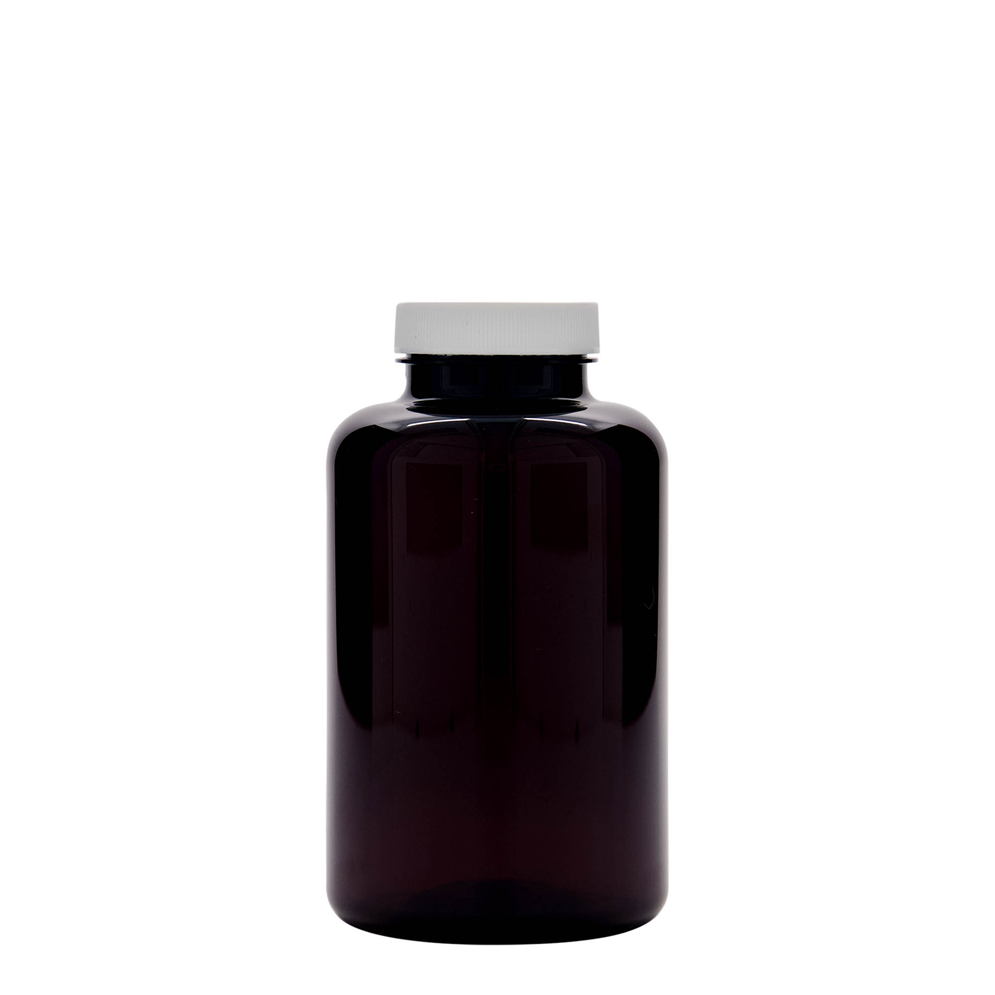 500 ml PET-φιάλη, πλαστικό, καφέ, στόμιο: 45/400