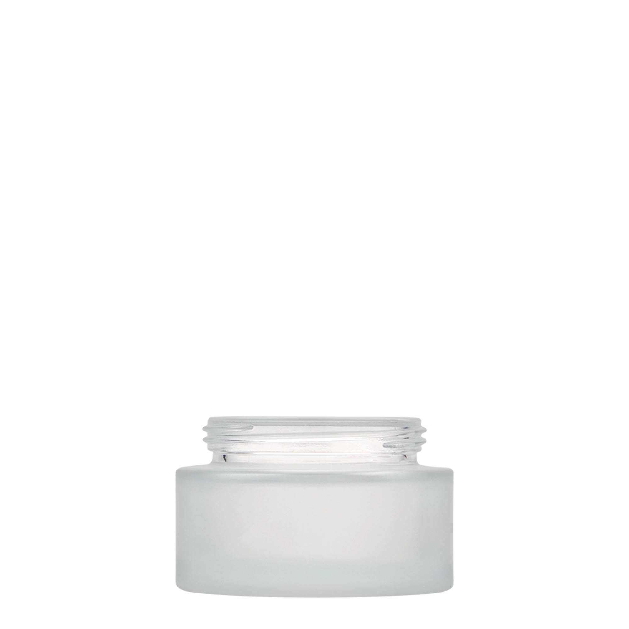 50 ml βαζάκι 'Έκδοση Πλατίνα', γυαλί, παγωμένο, στόμιο: βιδωτό καπάκι
