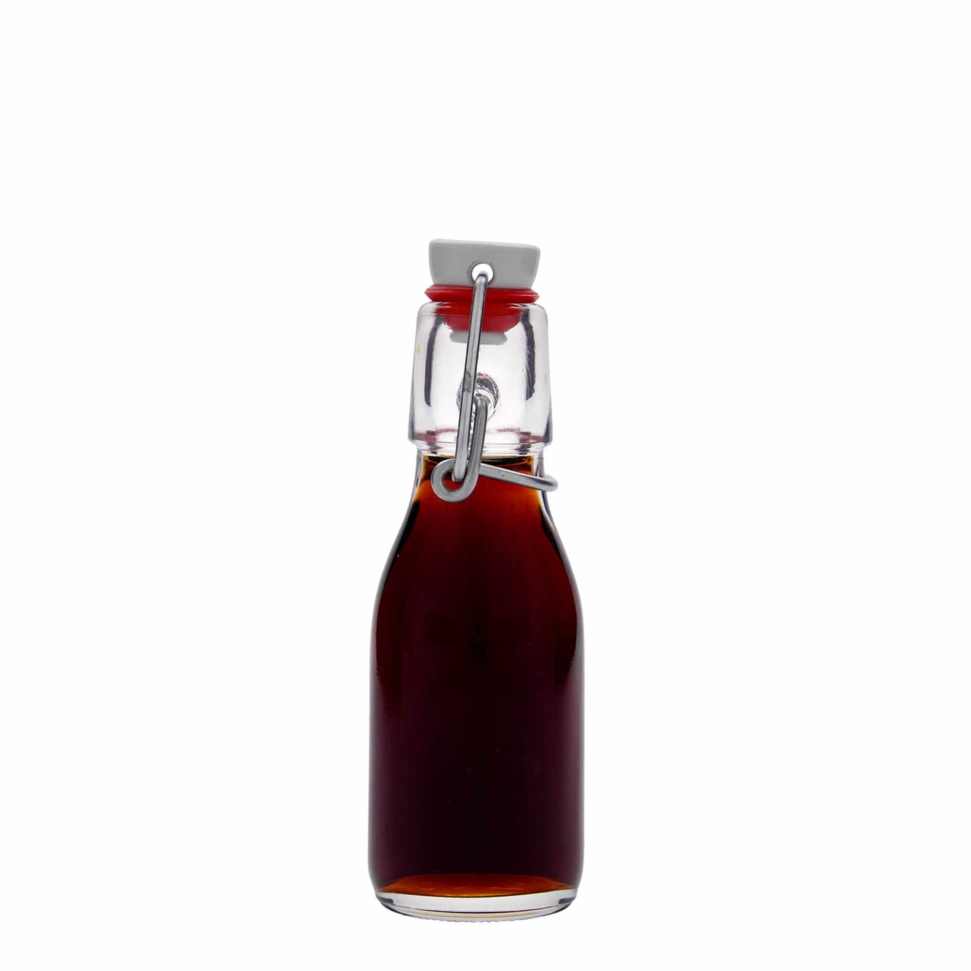 100 ml γυάλινο μπουκάλι 'Paul', στόμιο: κλιπ κλεισίματος 100 ml γυάλινο μπουκάλι 'Paul', στόμιο: κλιπ κλεισίματος