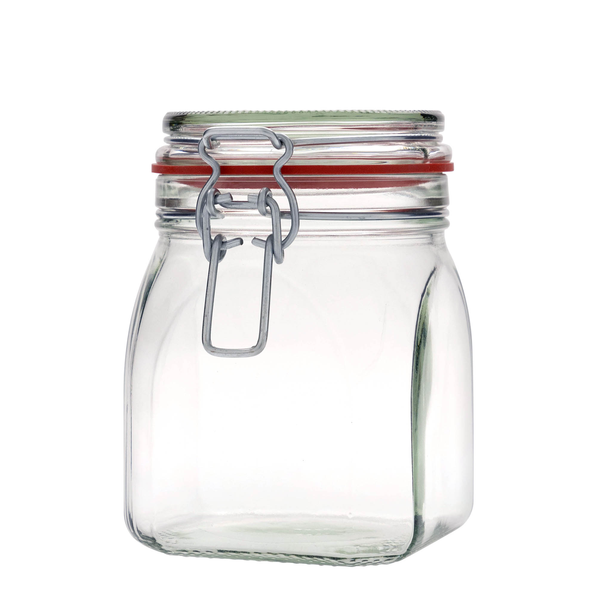 900 ml γυάλινο βάζο με μεταλλικό κλιπ, τετράγωνο, στόμιο: κλείσιμο με μεταλλικό κλιπ 900 ml γυάλινο βάζο με μεταλλικό κλιπ, τετράγωνο, στόμιο: κλείσιμο με μεταλλικό κλιπ