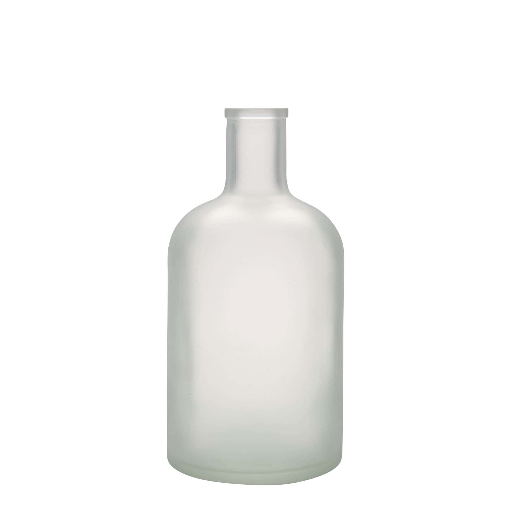 Γυάλινο μπουκάλι 'Gerardino' 700 ml, εφέ του πάγου, στόμιο: φελλός
