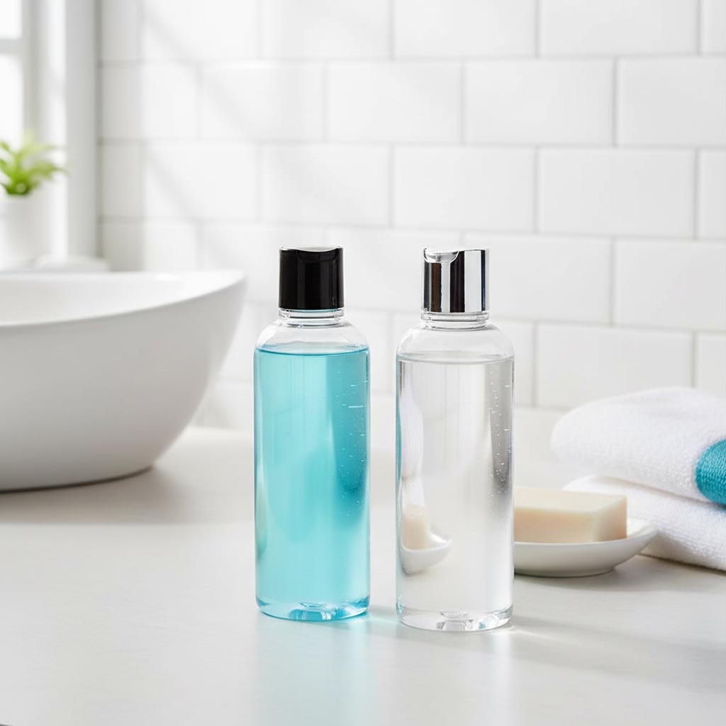 Κάλυμμα με βίδα Disc Top, πλαστικό PP, μαύρο, για στόμιο: 24/410