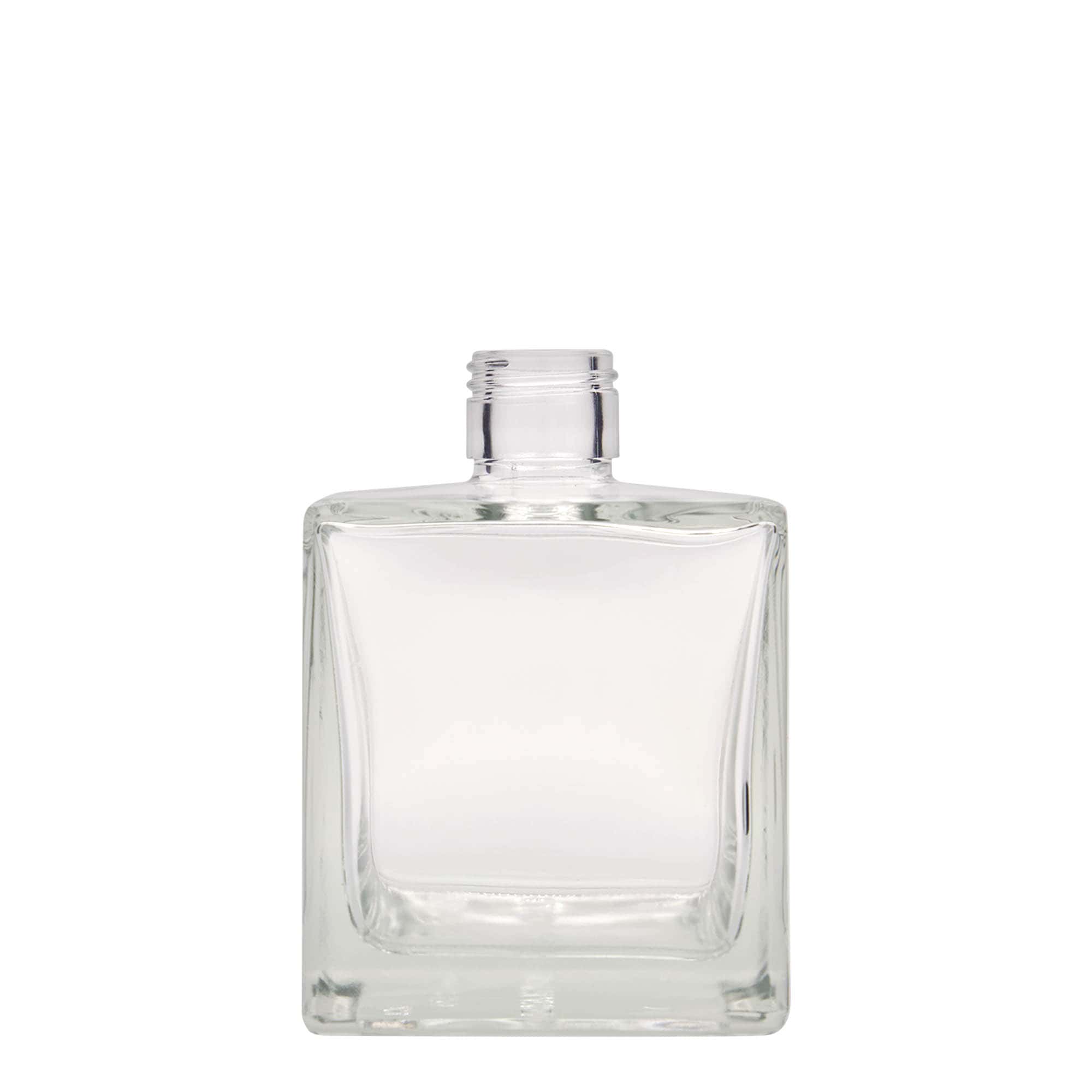Γυάλινο μπουκάλι 'Cube' 500 ml, τετράγωνο, στόμιο: PP 28