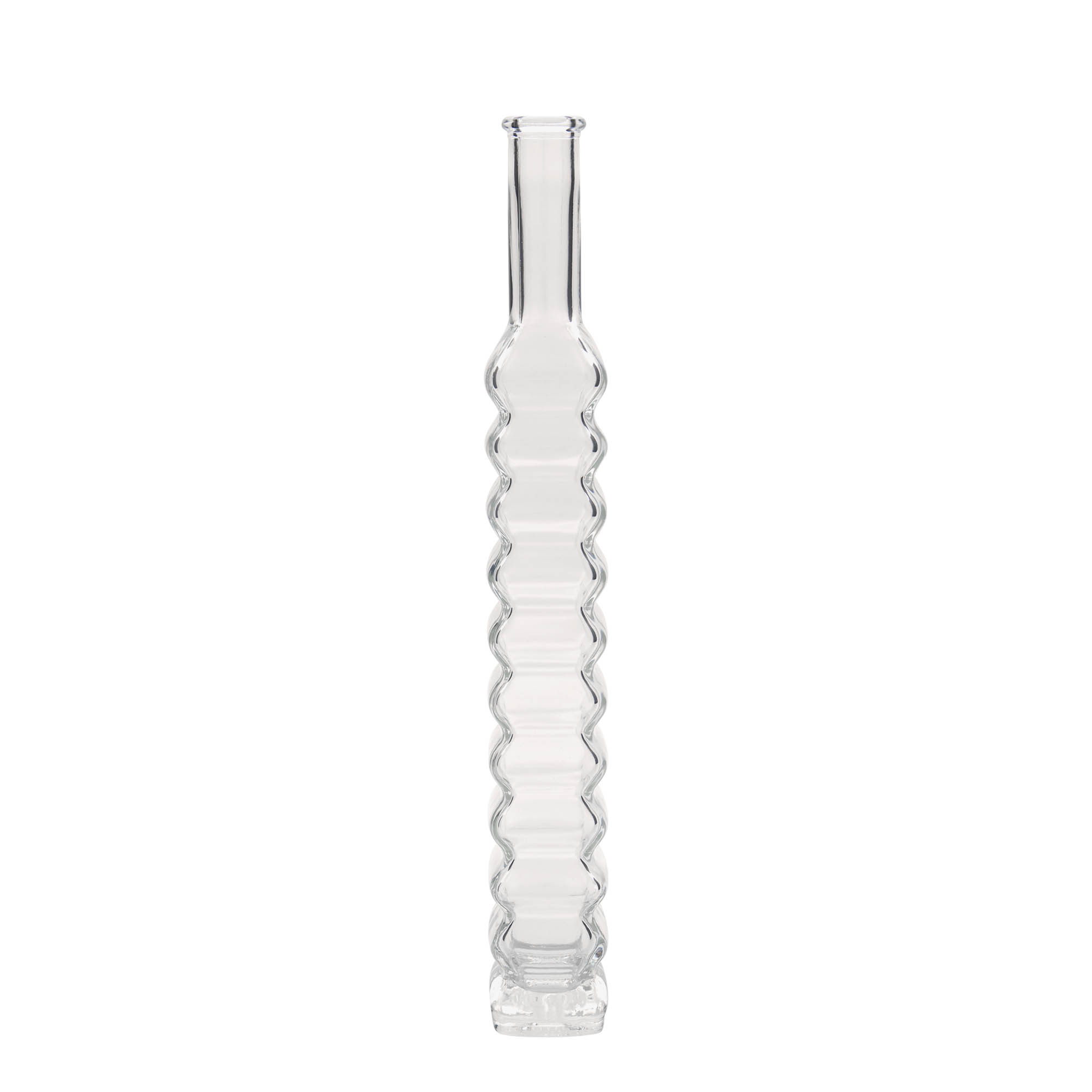200 ml γυάλινο μπουκάλι 'Ρώμα, τετράγωνο, στόμιο: φελλός