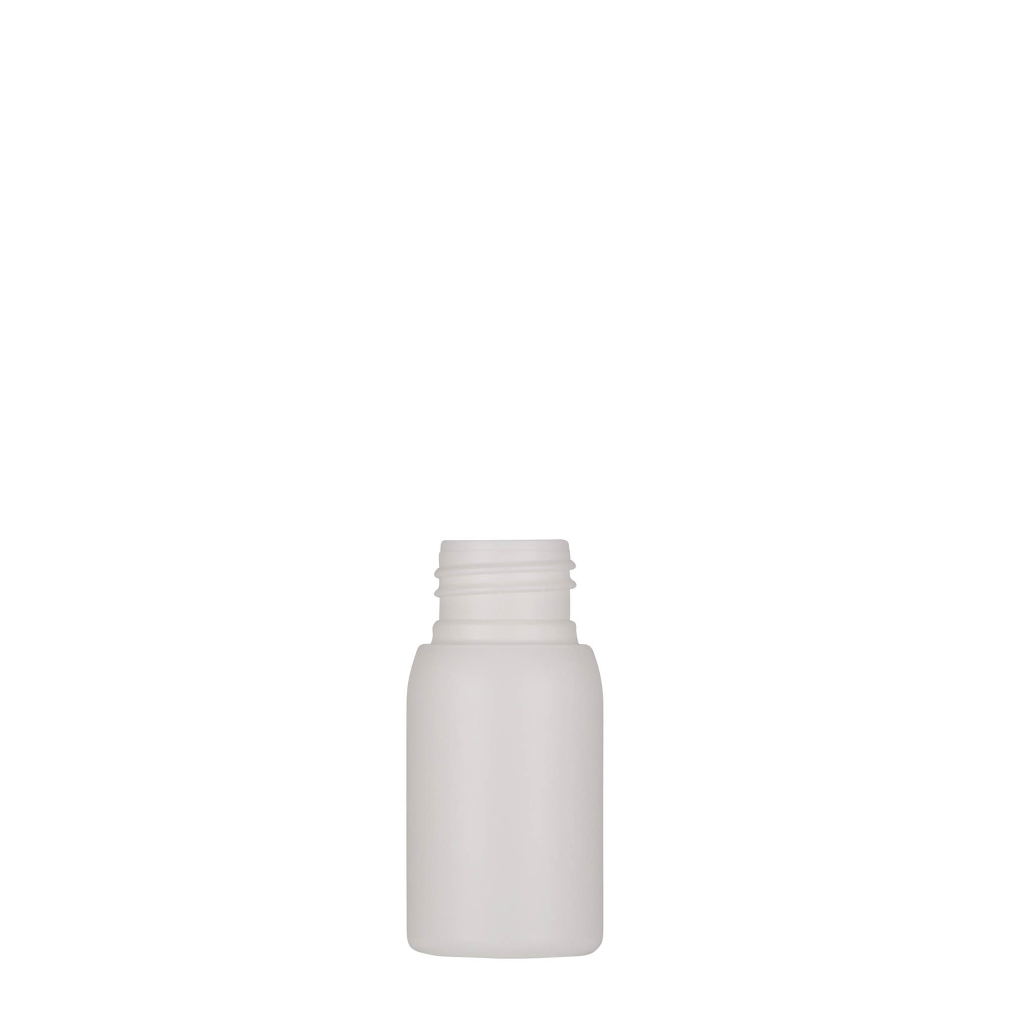 30 ml πλαστικό μπουκάλι 'Tuffy', HDPE, λευκό, στόμιο: 24/410