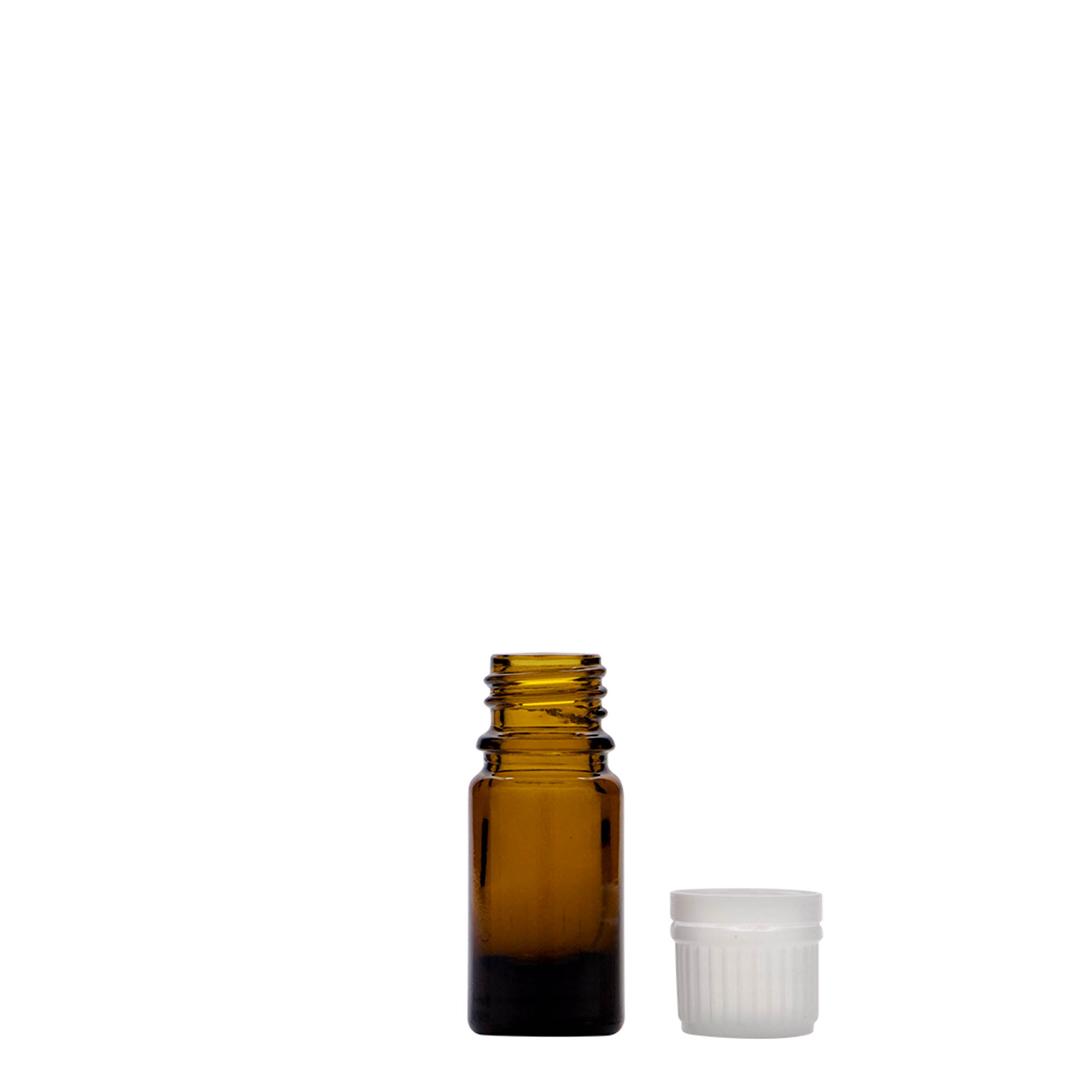 5 ml ιατρικό φιαλίδιο, γυαλί, καφέ, στόμιο: DIN 18