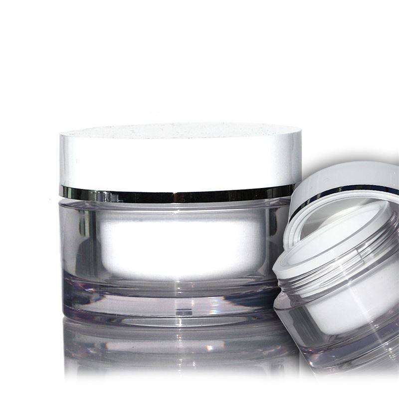 30 ml βαζάκι, πλαστικό SAN, λευκό, στόμιο: βιδωτό καπάκι 30 ml βαζάκι, πλαστικό SAN, λευκό, στόμιο: βιδωτό καπάκι