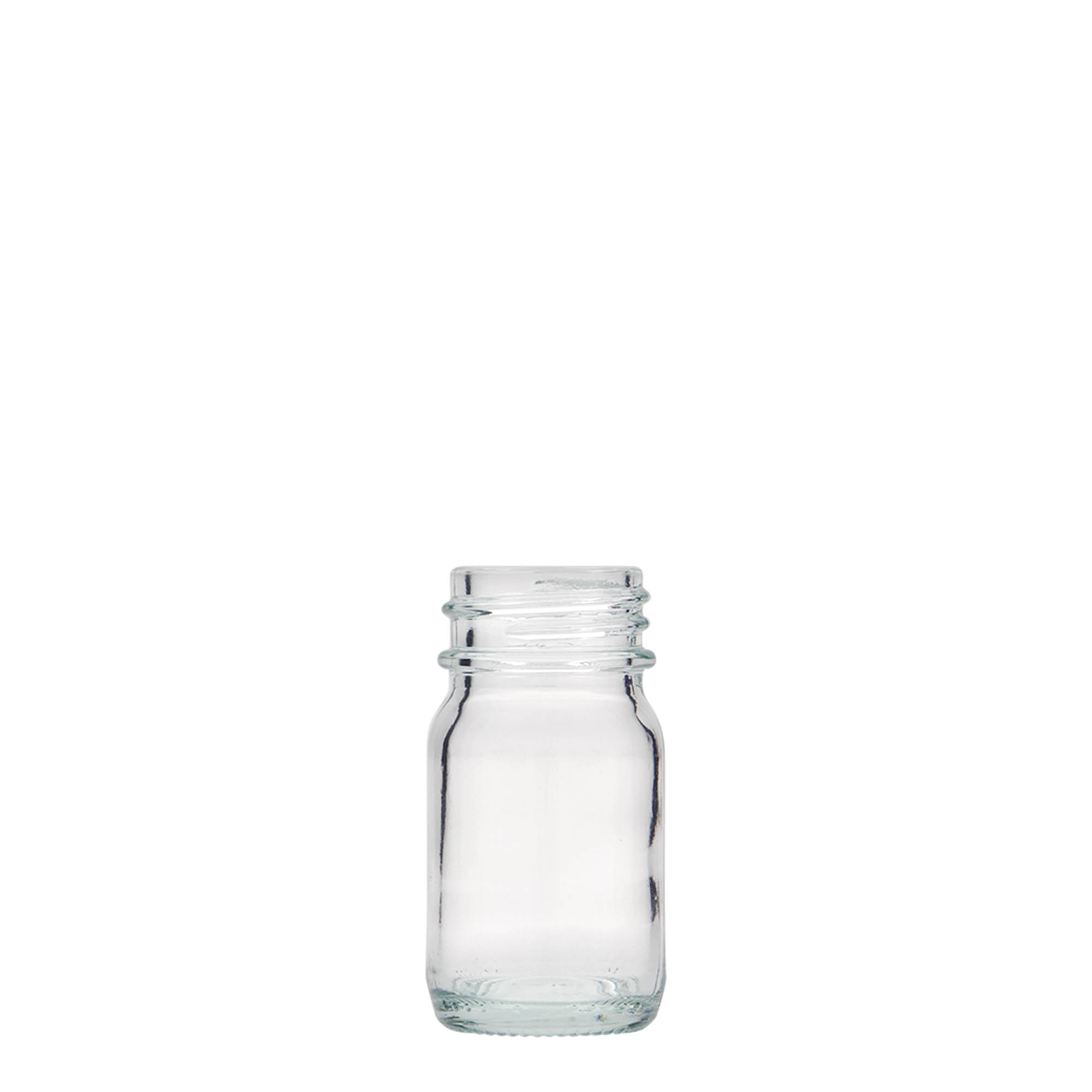 30 ml γυάλινο βάζο με φαρδύ λαιμό, στόμιο: DIN 32 30 ml γυάλινο βάζο με φαρδύ λαιμό, στόμιο: DIN 32