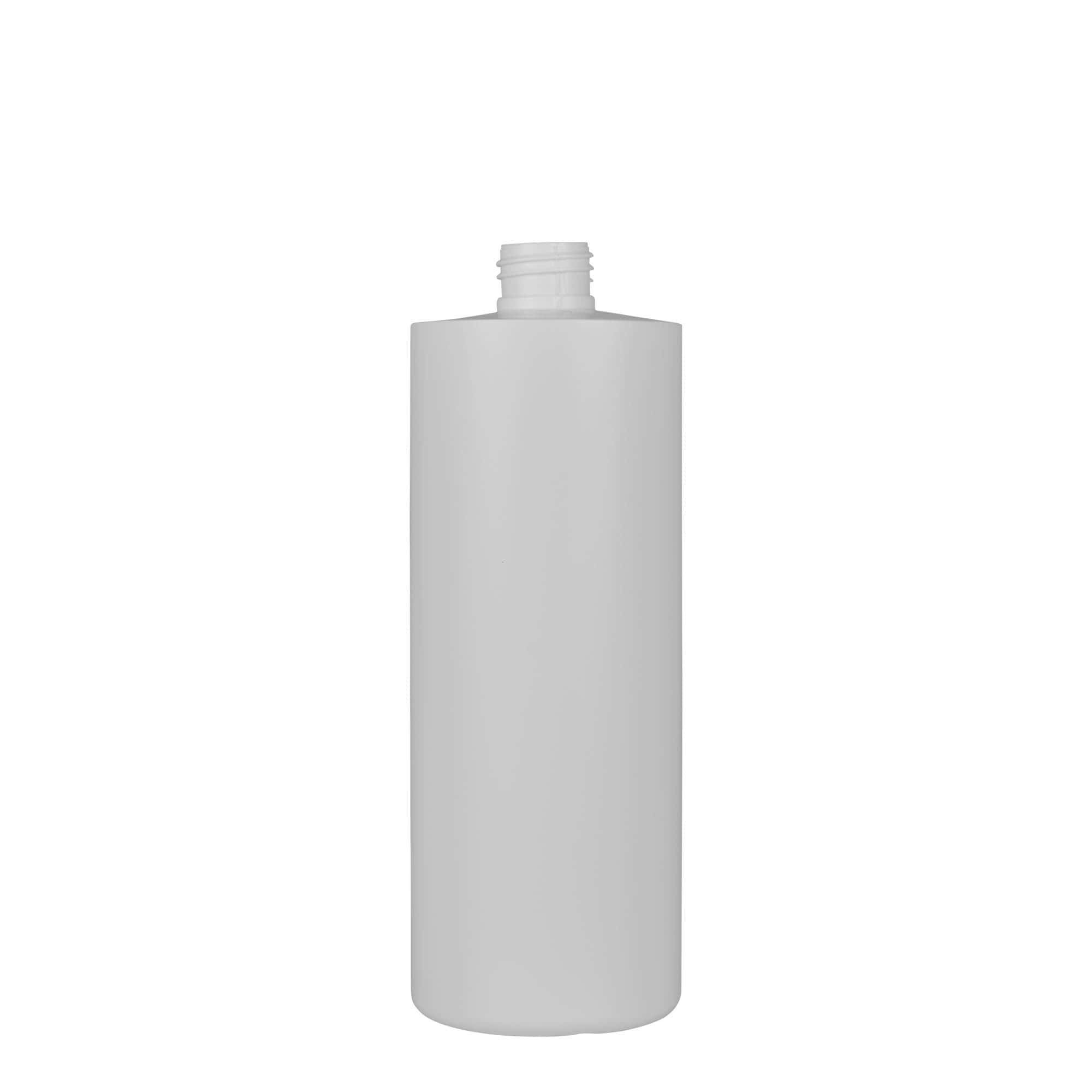 500 ml πλαστικό μπουκάλι 'Pipe', πράσινο HDPE, λευκό, στόμιο: 24/410 500 ml πλαστικό μπουκάλι 'Pipe', πράσινο HDPE, λευκό, στόμιο: 24/410