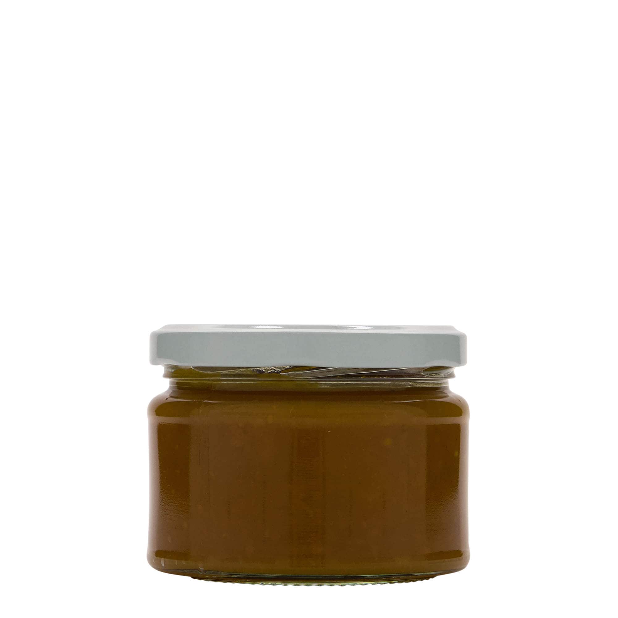 280 ml επίπεδο στρογγυλό γυαλί, στόμιο: Twist-Off (TO 82)