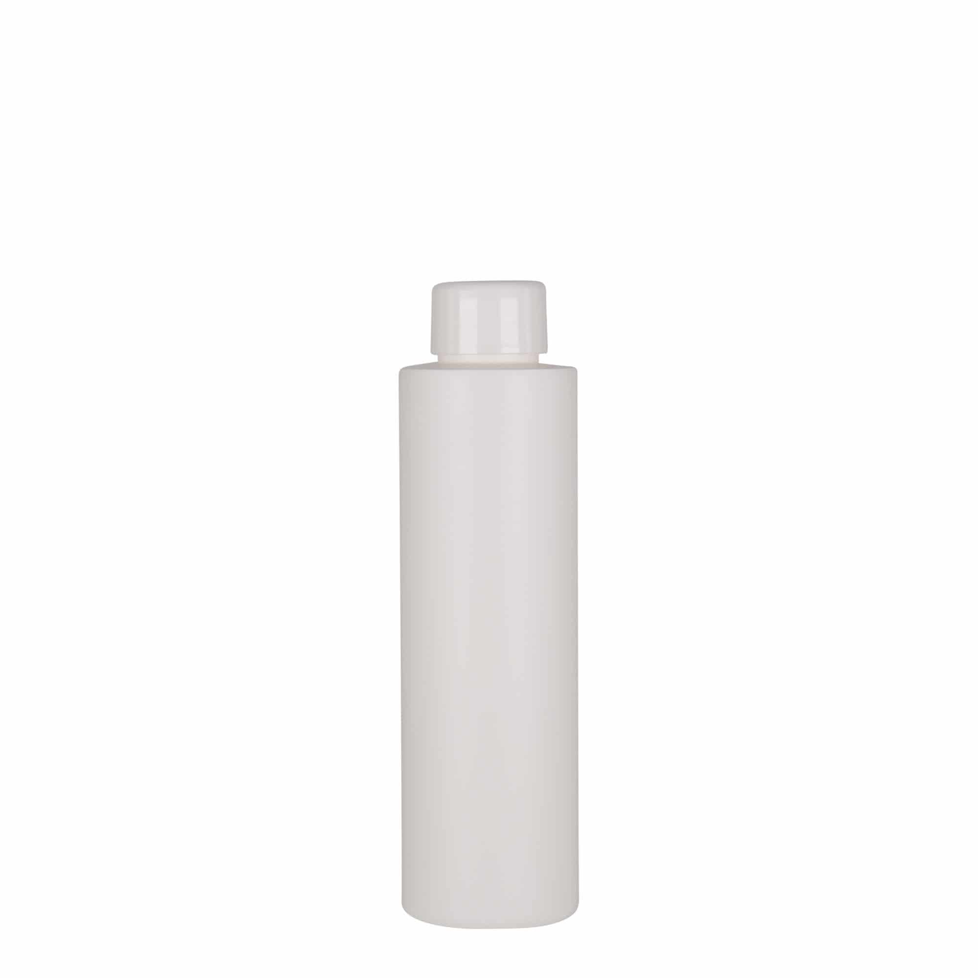 Πλαστικό μπουκάλι 'Pipe' 150 ml, HDPE, λευκό, στόμιο: 24/410