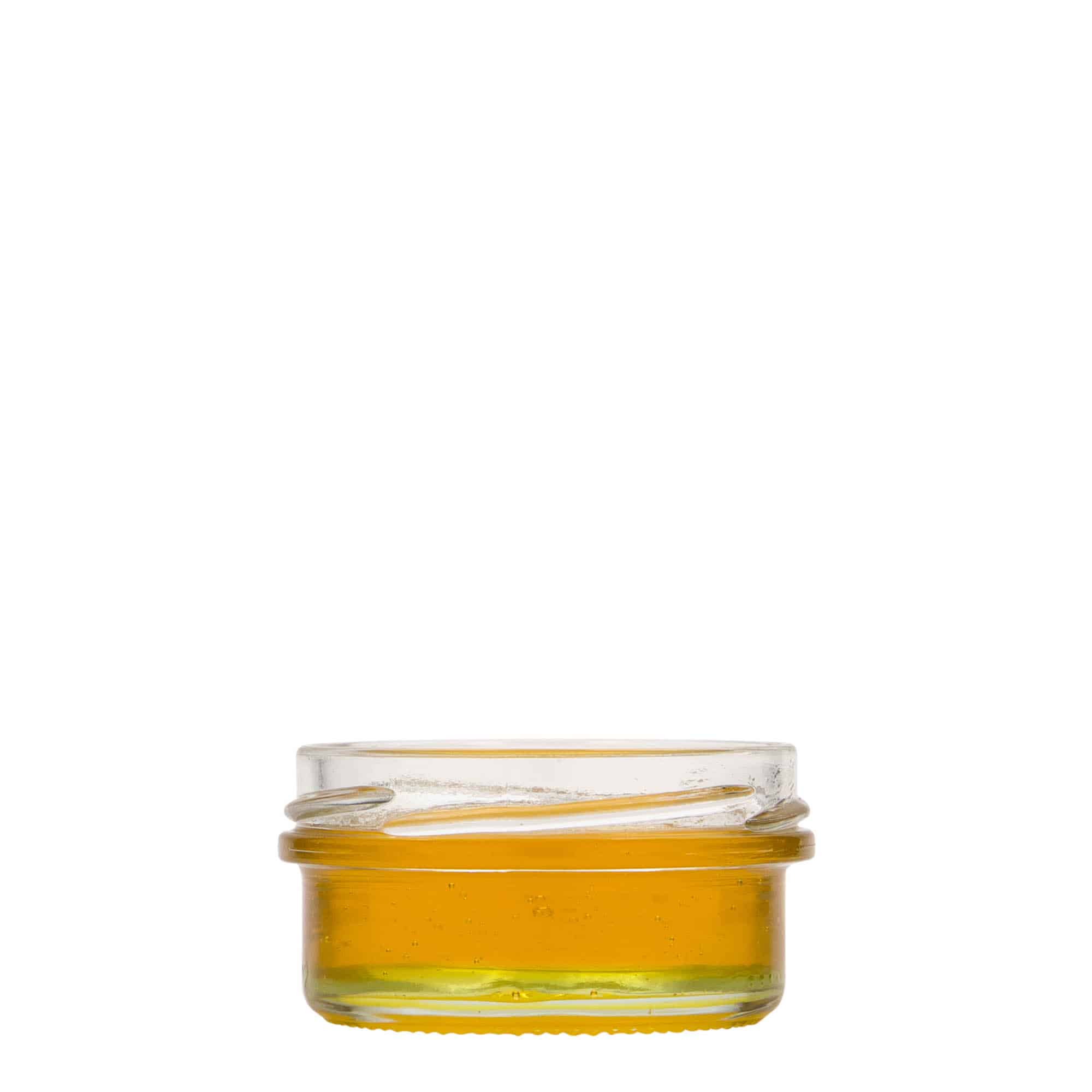 65 ml επίπεδο βάζο με πλατύ στόμιο, άνοιγμα: Twist-Off (TO 66)