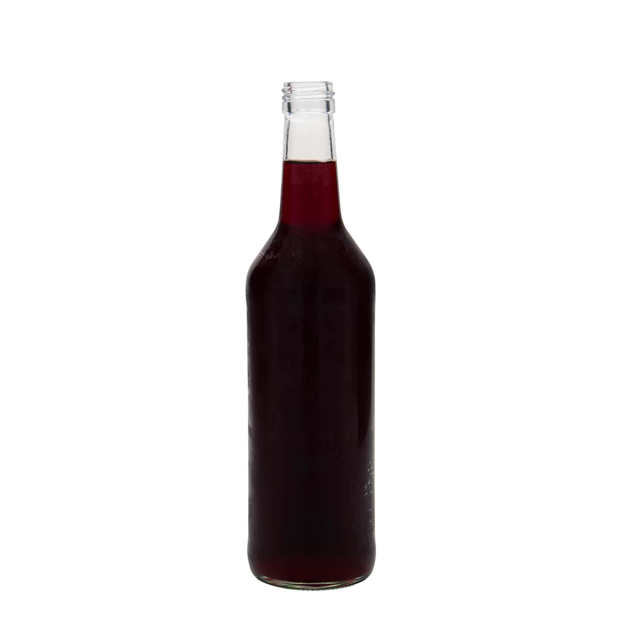 500 ml γυάλινο μπουκάλι με ίσιο λαιμό, στόμιο: PP 28