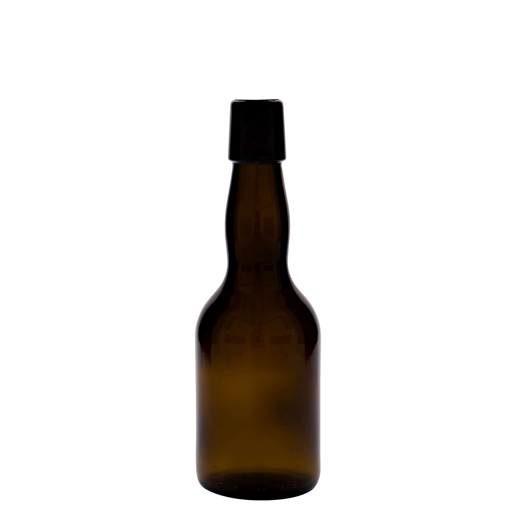 Μπουκάλι μπύρας με φαρδύ λαιμό 330 ml, γυάλινο, καφέ, στόμιο: μηχανικό πώμα