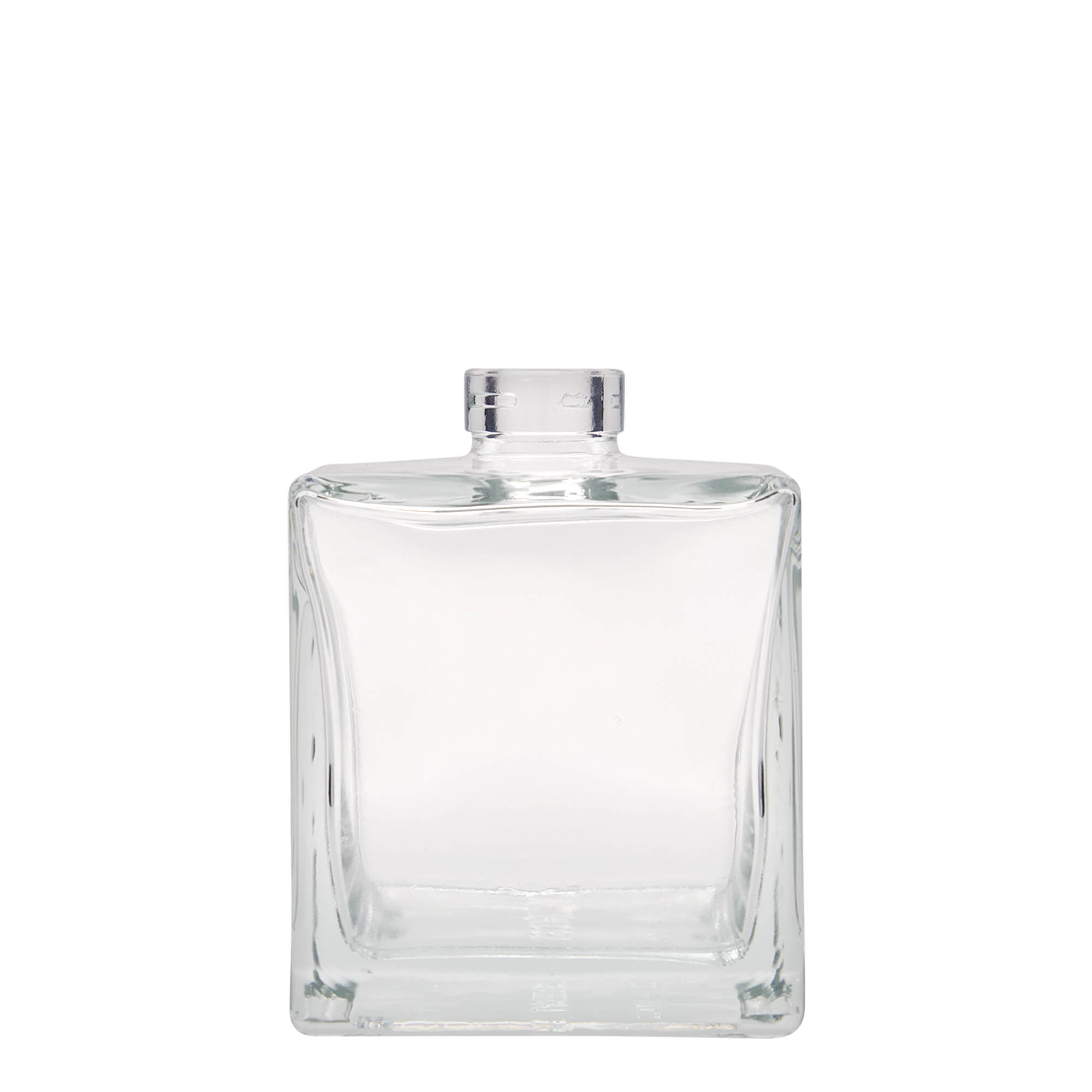500 ml γυάλινο μπουκάλι 'Cube', τετράγωνο, στόμιο: φελλός