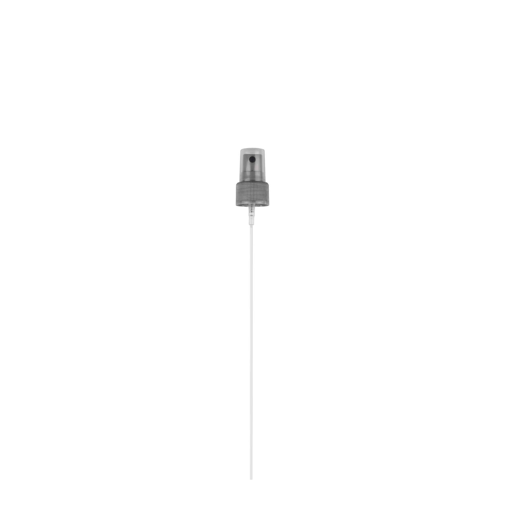 Βιδωτό καπάκι με ψεκαστήρα, πλαστικό PP, ασημί, για στόμιο: 24/410