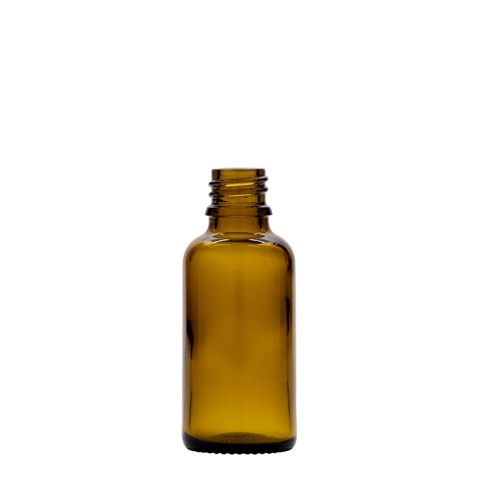 30 ml φιαλίδιο με σταγονόμετρο, ιατρικό, γυάλινο, καφέ, στόμιο: DIN 18
