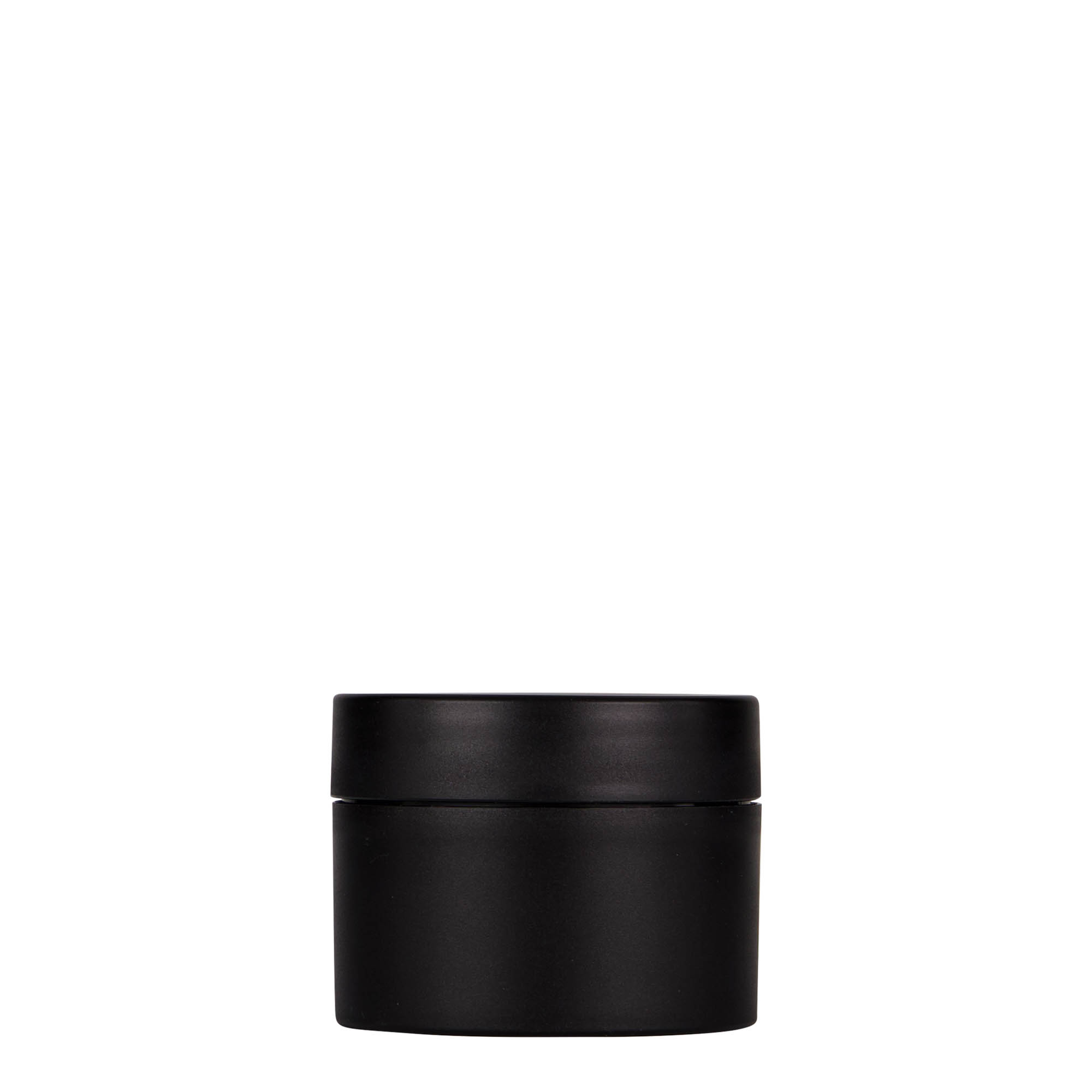 50 ml πλαστικό δοχείο 'Antonella', PP, μαύρο, στόμιο: βιδωτό καπάκι